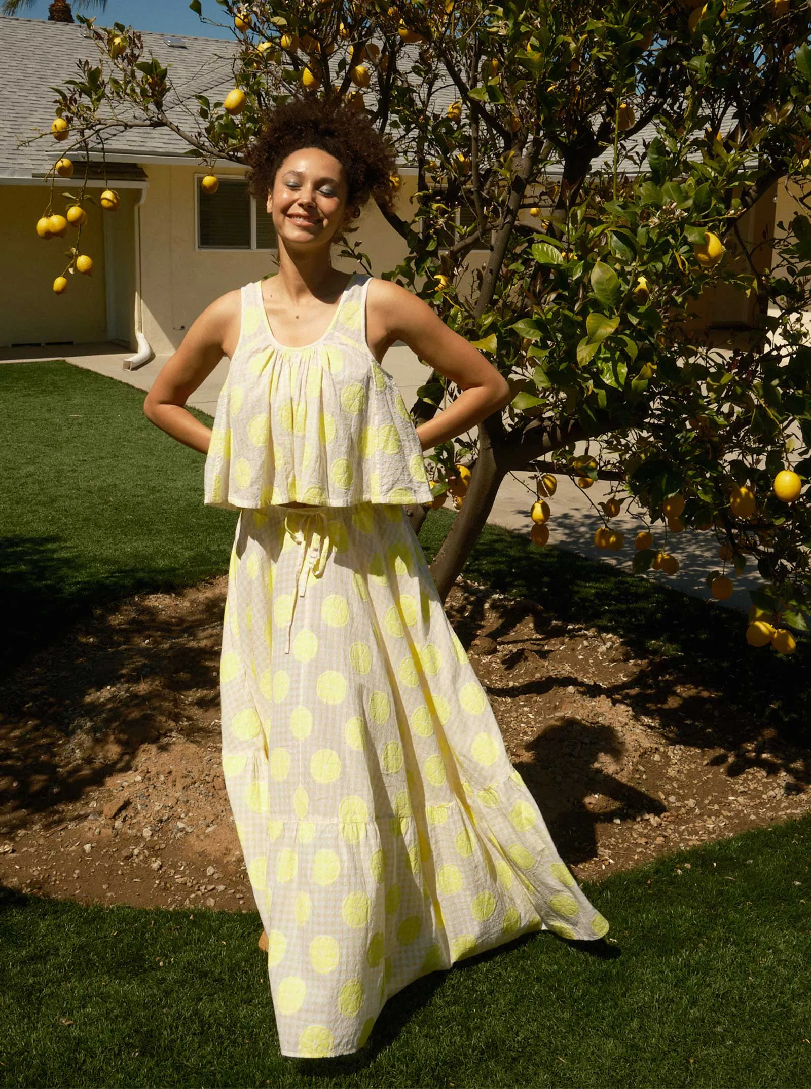 sample sale | friday skirt lemonade | XL sold by Ace & Jig