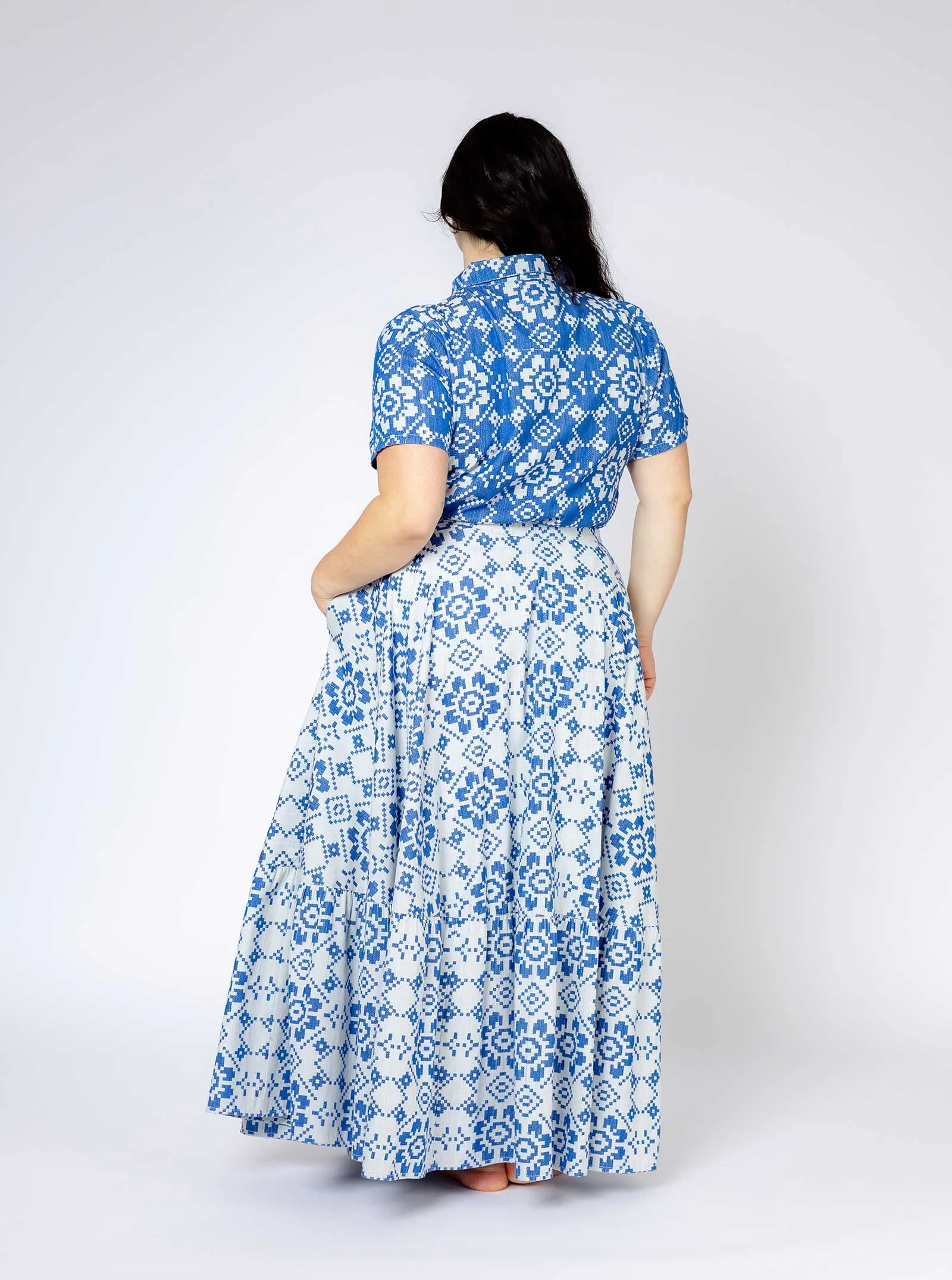 sample sale | friday skirt pastime | XS-1X sold by Ace & Jig product image thumbnail 3