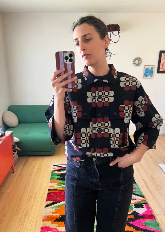 sample sale | hillman cardi lotus | XS-4X made by Ace & Jig