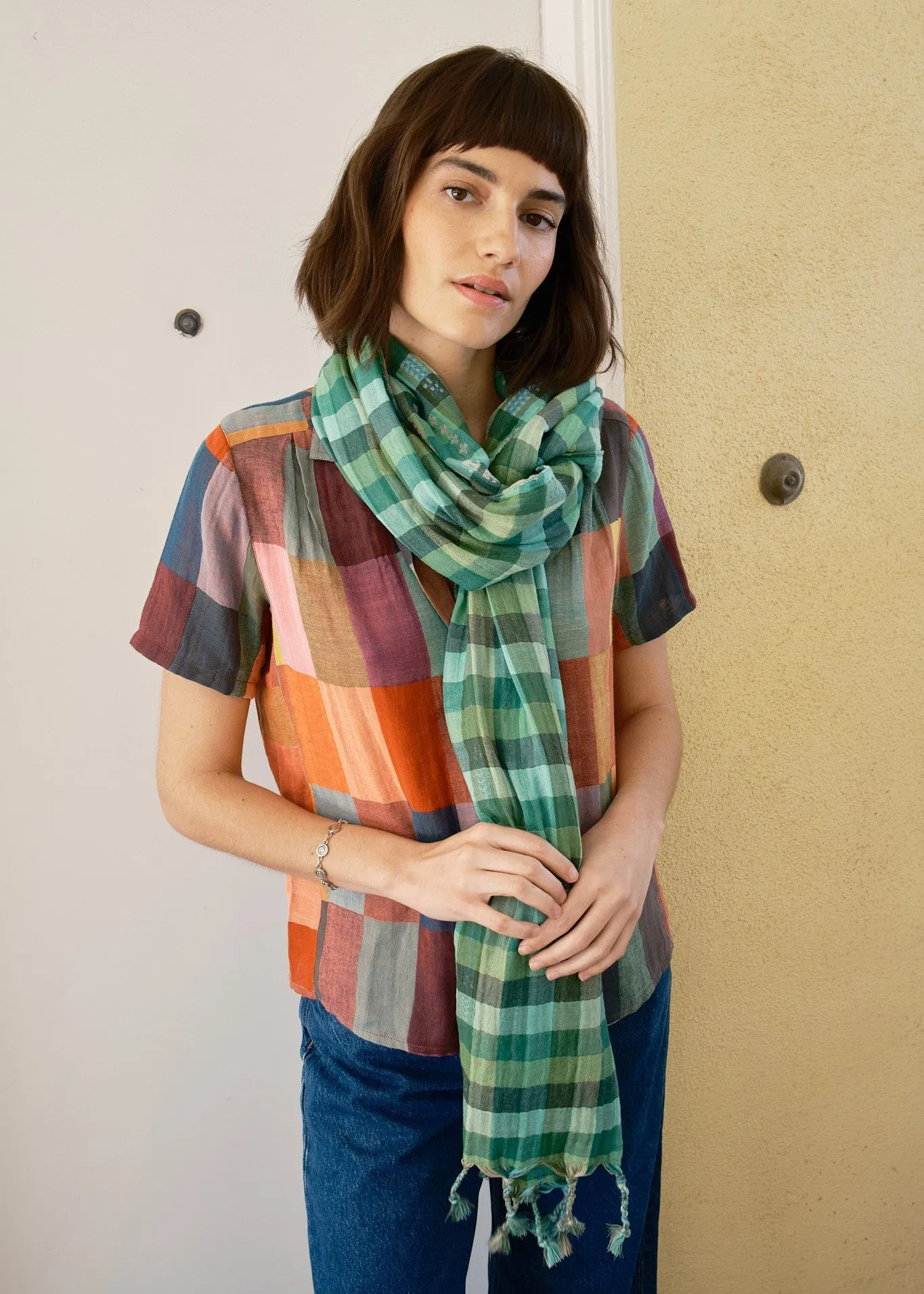 alto scarf | pre spring 26 | garden sold by Ace & Jig product image thumbnail 3