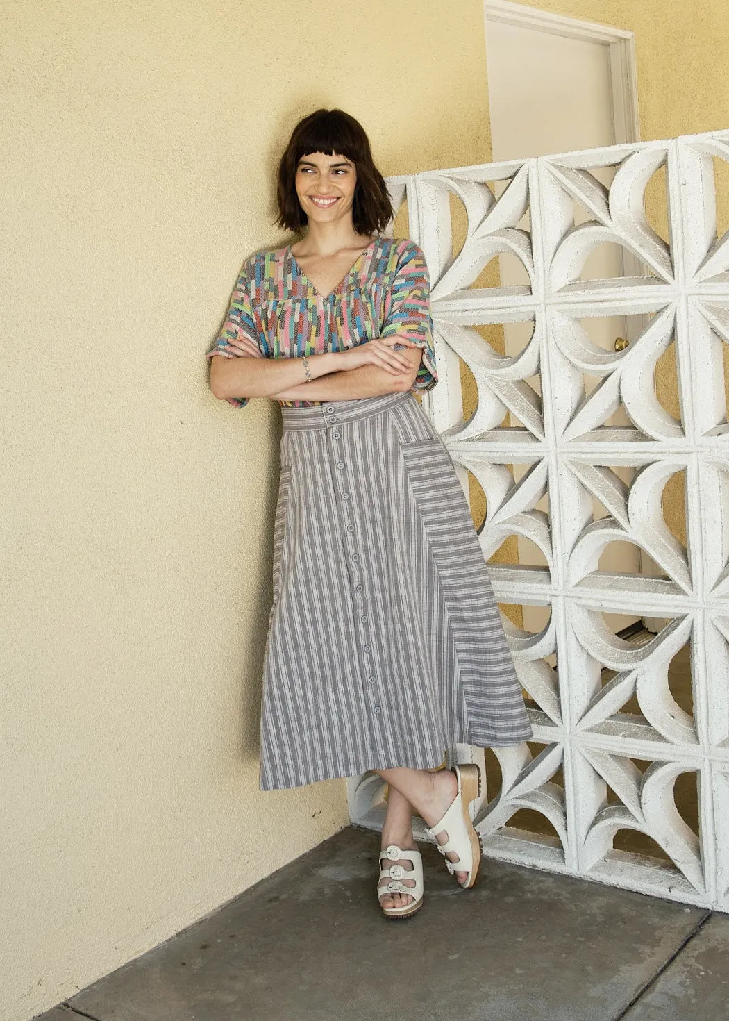 gertie skirt | pre spring 26 | scribble sold by Ace & Jig product image thumbnail 3