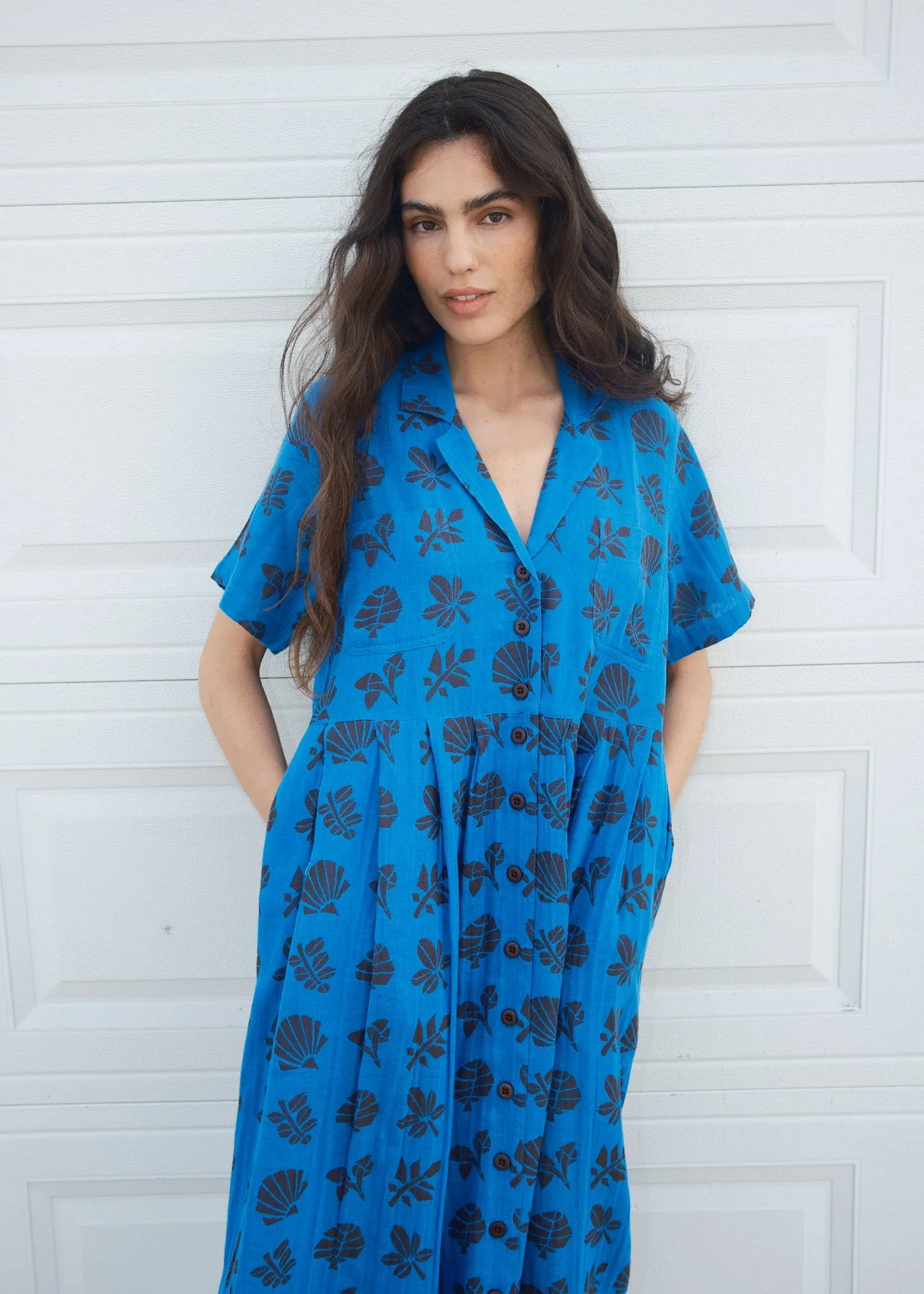 sabine dress | spring 26 | azure sold by Ace & Jig product image thumbnail 5