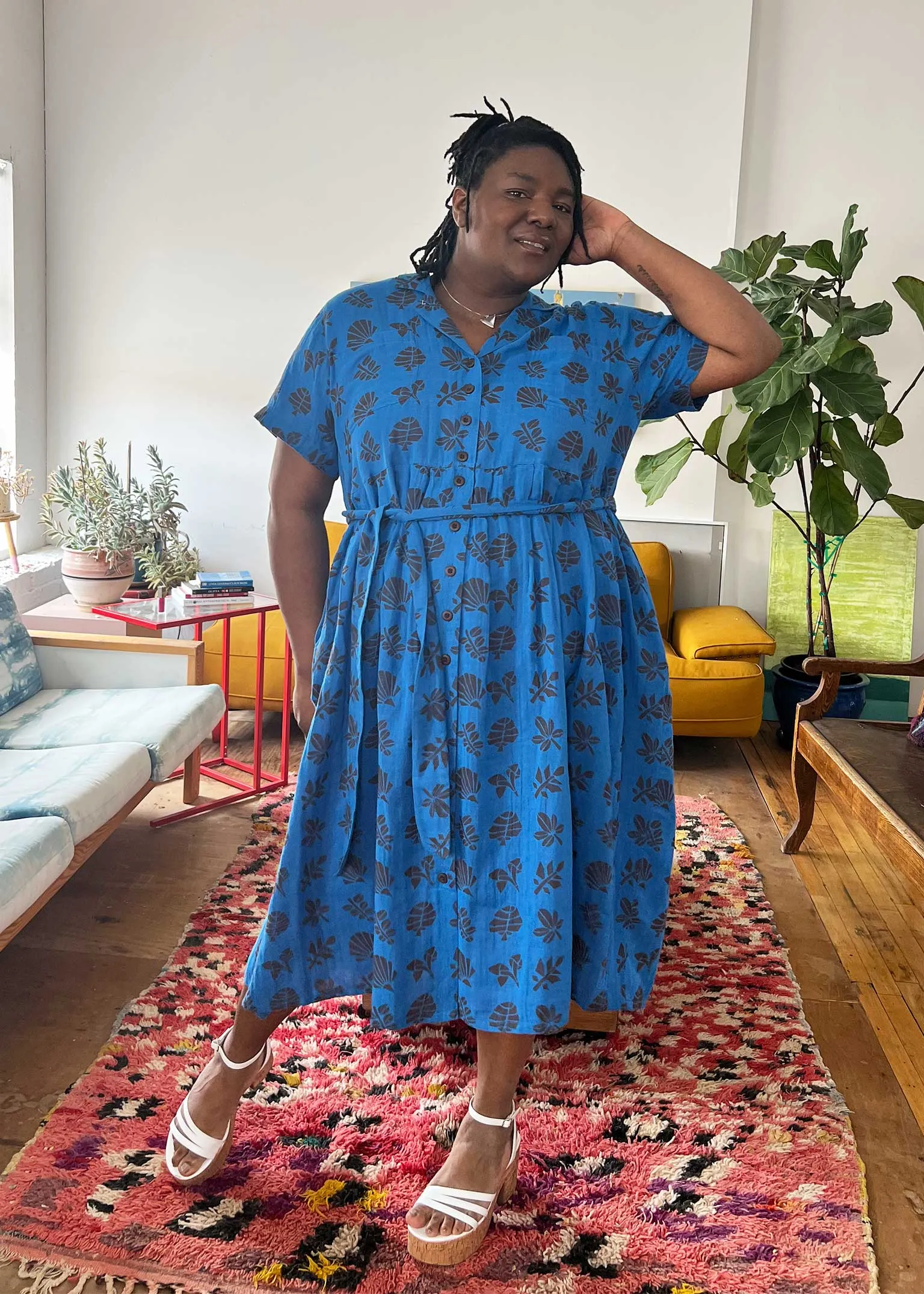 sabine dress | spring 26 | azure sold by Ace & Jig