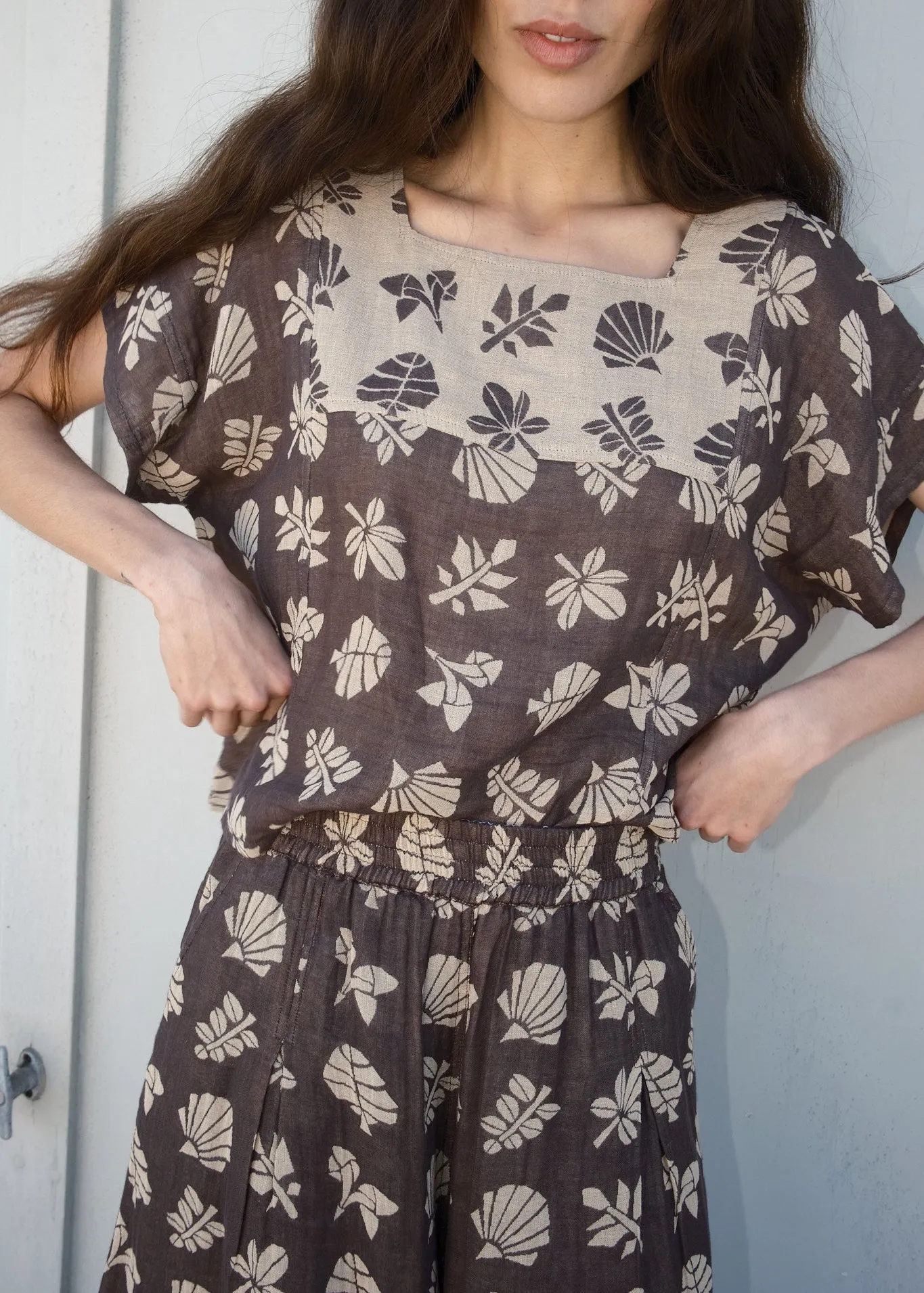prudence top | spring 26 | botanical sold by Ace & Jig product image thumbnail 3