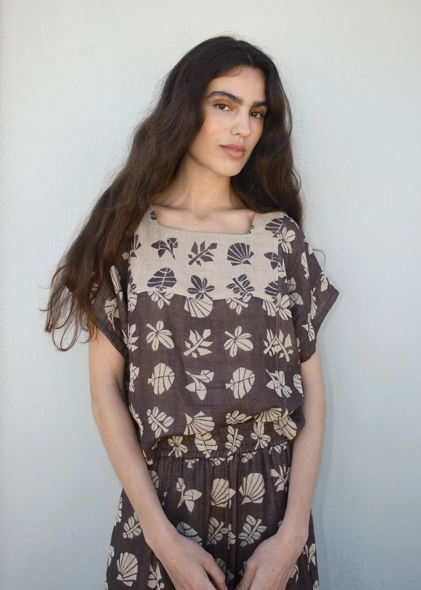 prudence top | spring 26 | botanical sold by Ace & Jig