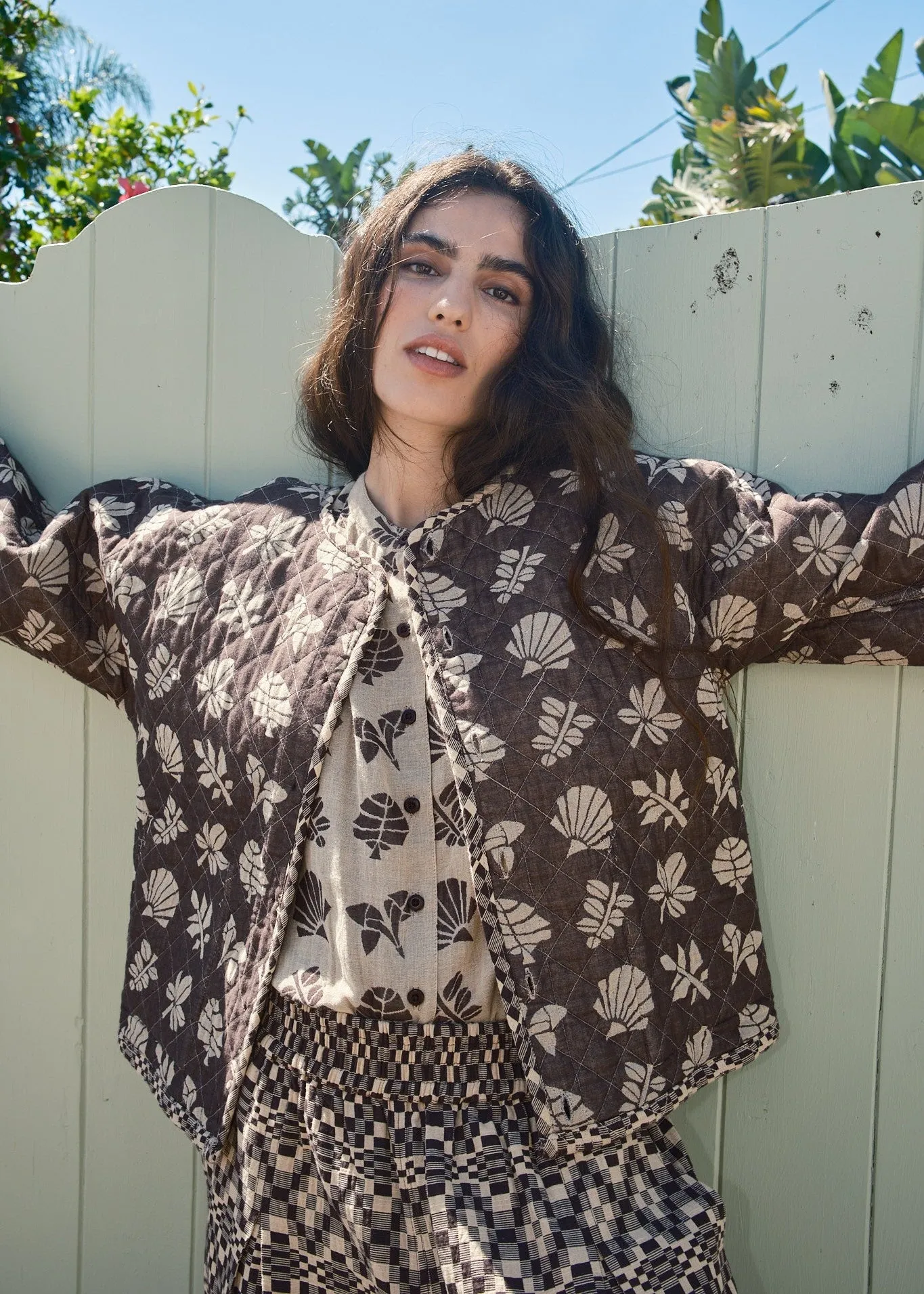 quilted amara cardi | spring 26 | yesterday sold by Ace & Jig product image thumbnail 2