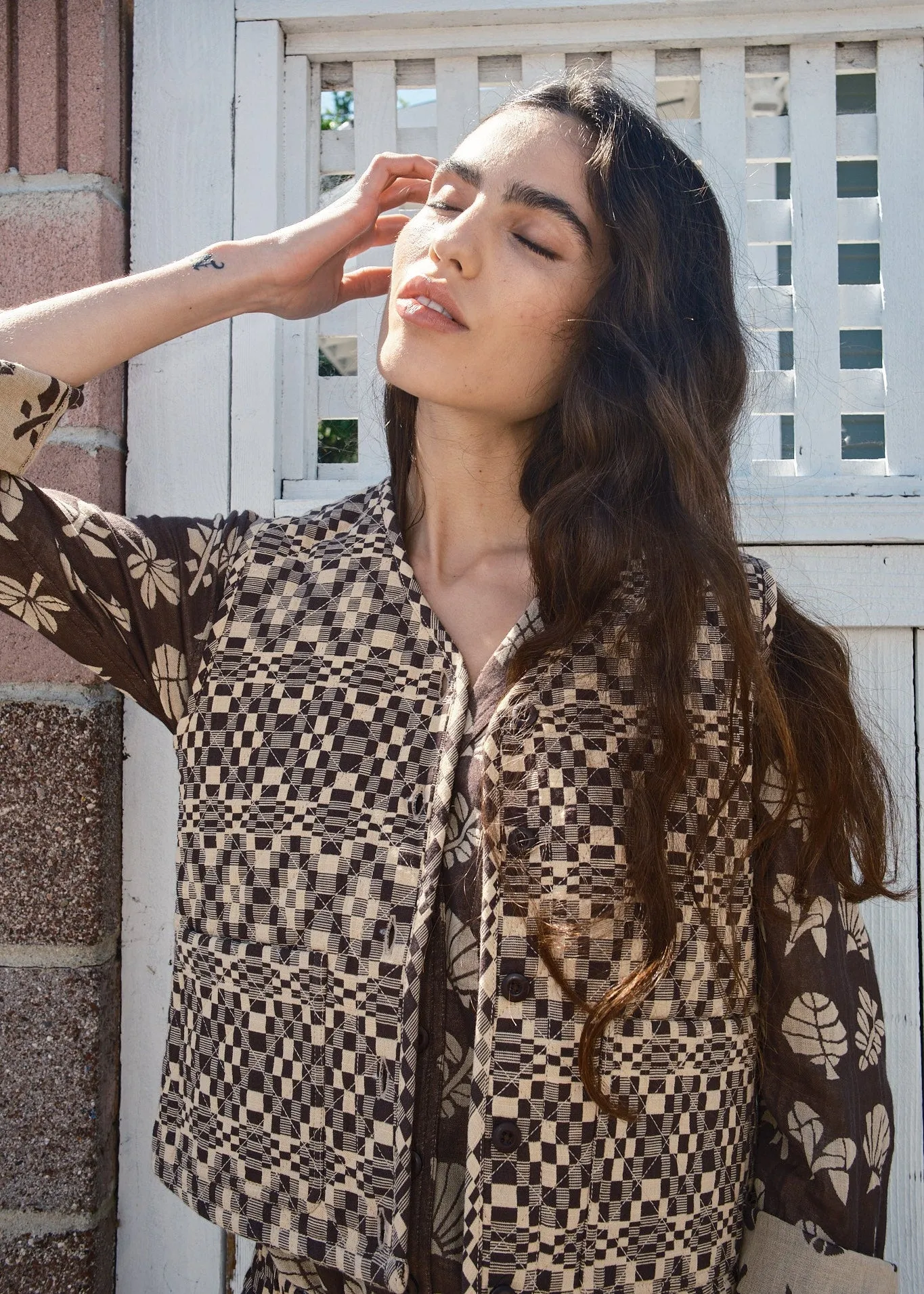 quilted vest | spring 26 | yesterday sold by Ace & Jig product image thumbnail 3