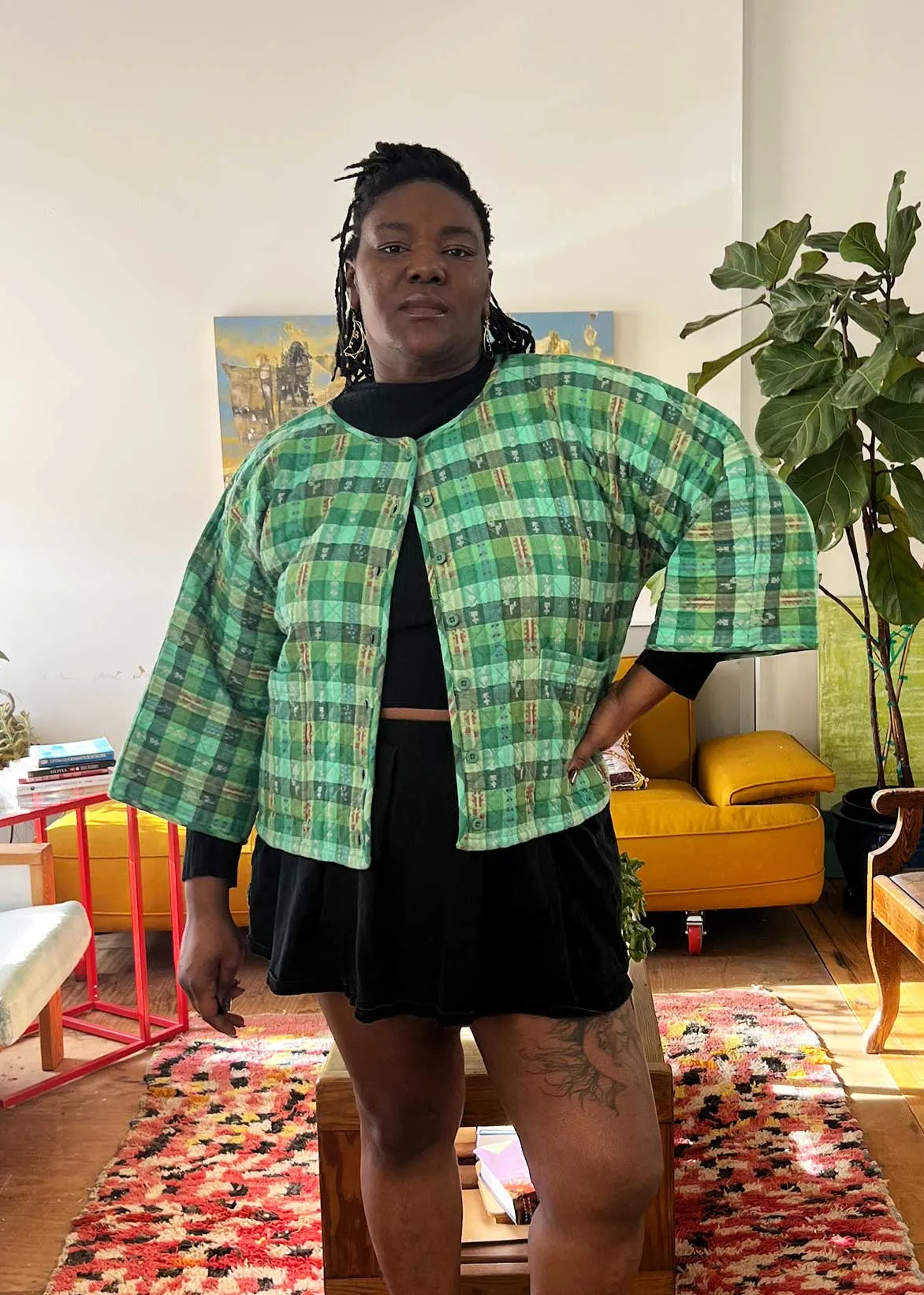 quilted amara cardi | spring 26 | garden sold by Ace & Jig