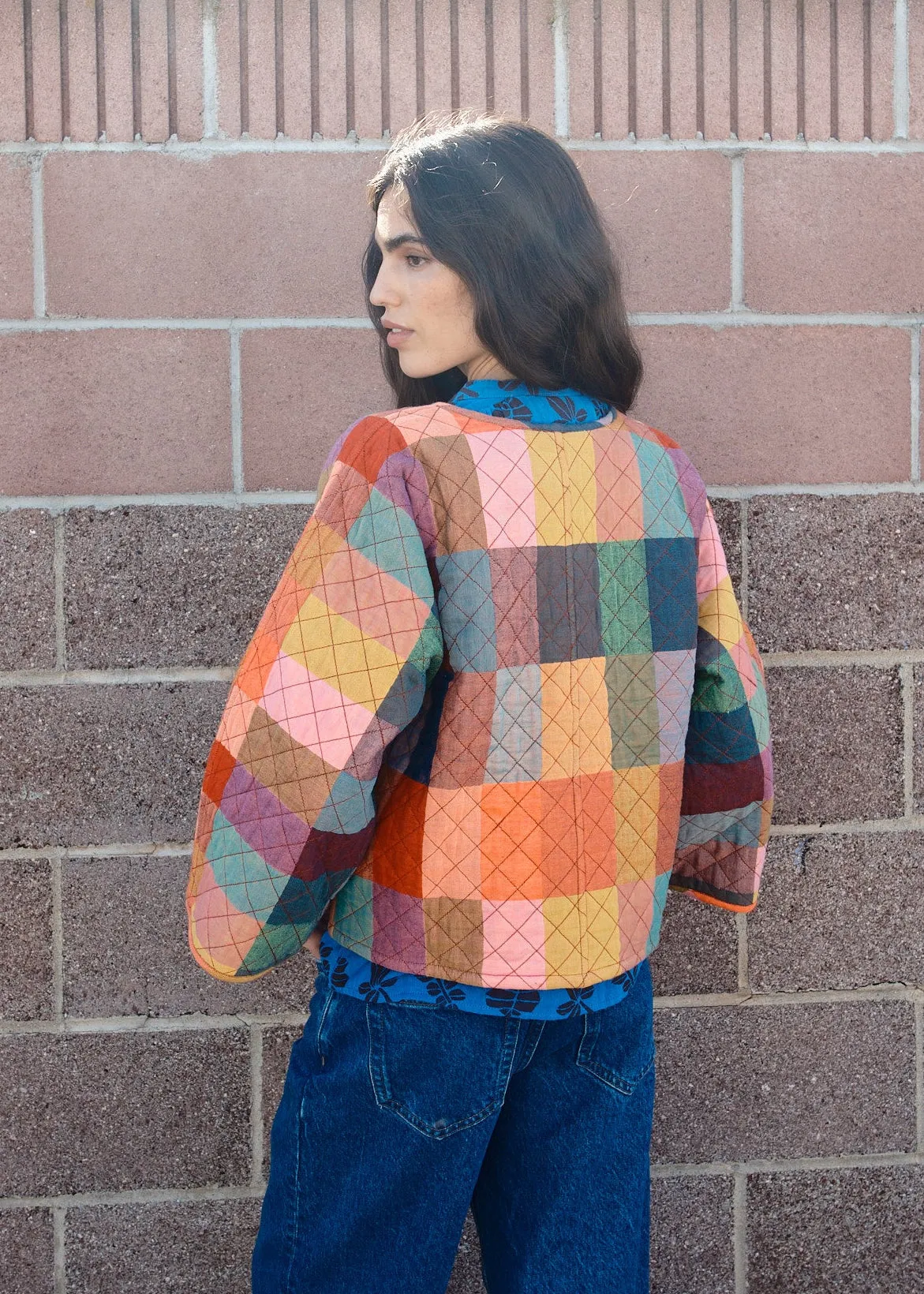 quilted amara cardi | spring 26 | glossary sold by Ace & Jig product image thumbnail 3