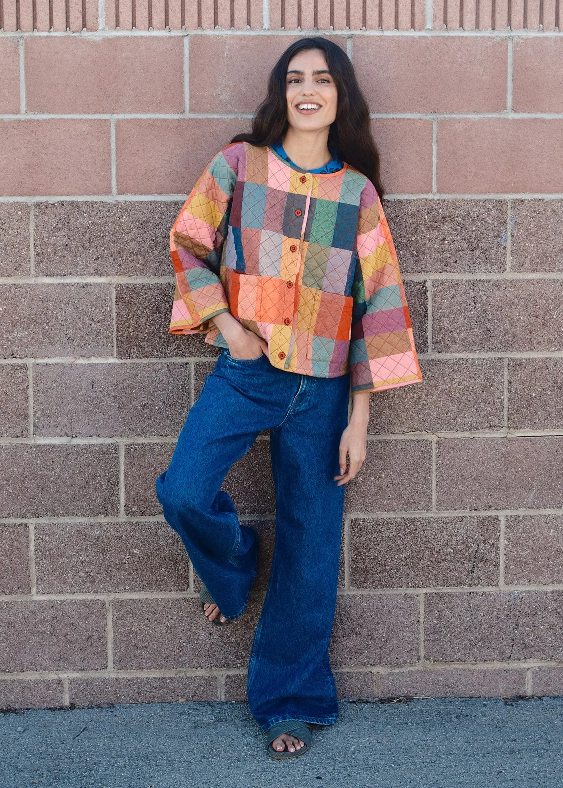 quilted amara cardi | spring 26 | glossary sold by Ace & Jig product image thumbnail 5