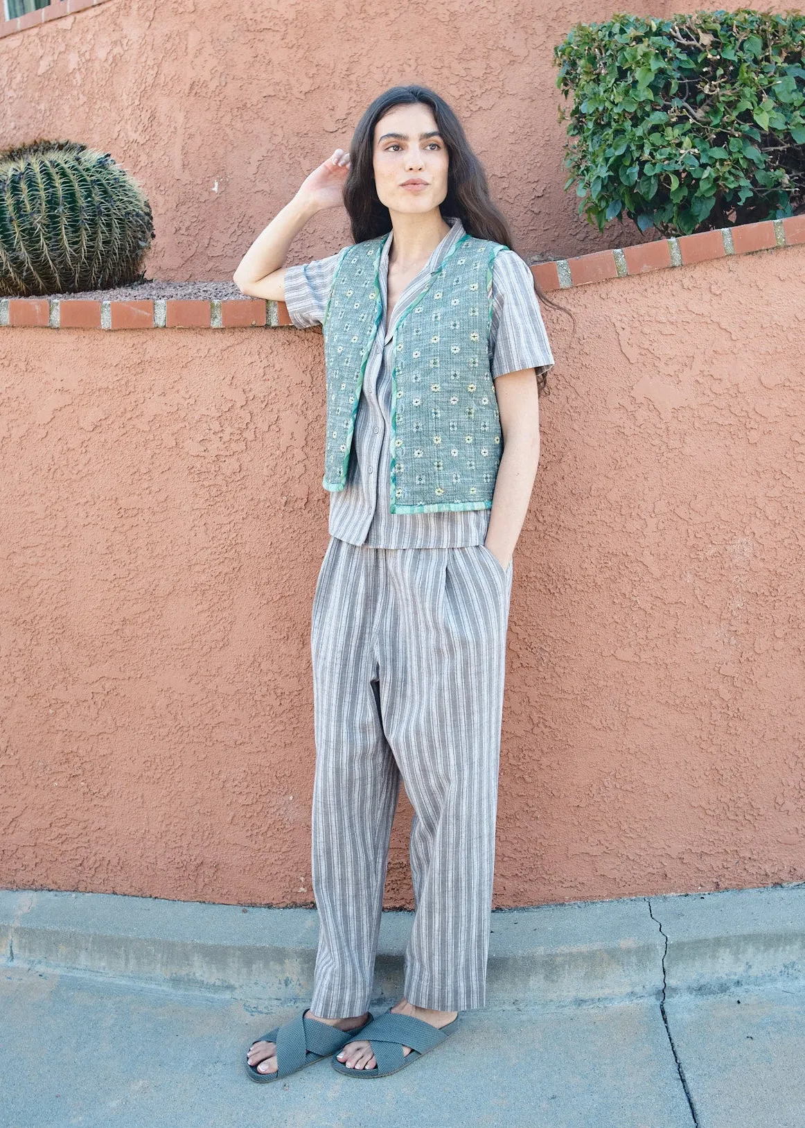 quilted vest | spring 26 | garden sold by Ace & Jig product image thumbnail 4