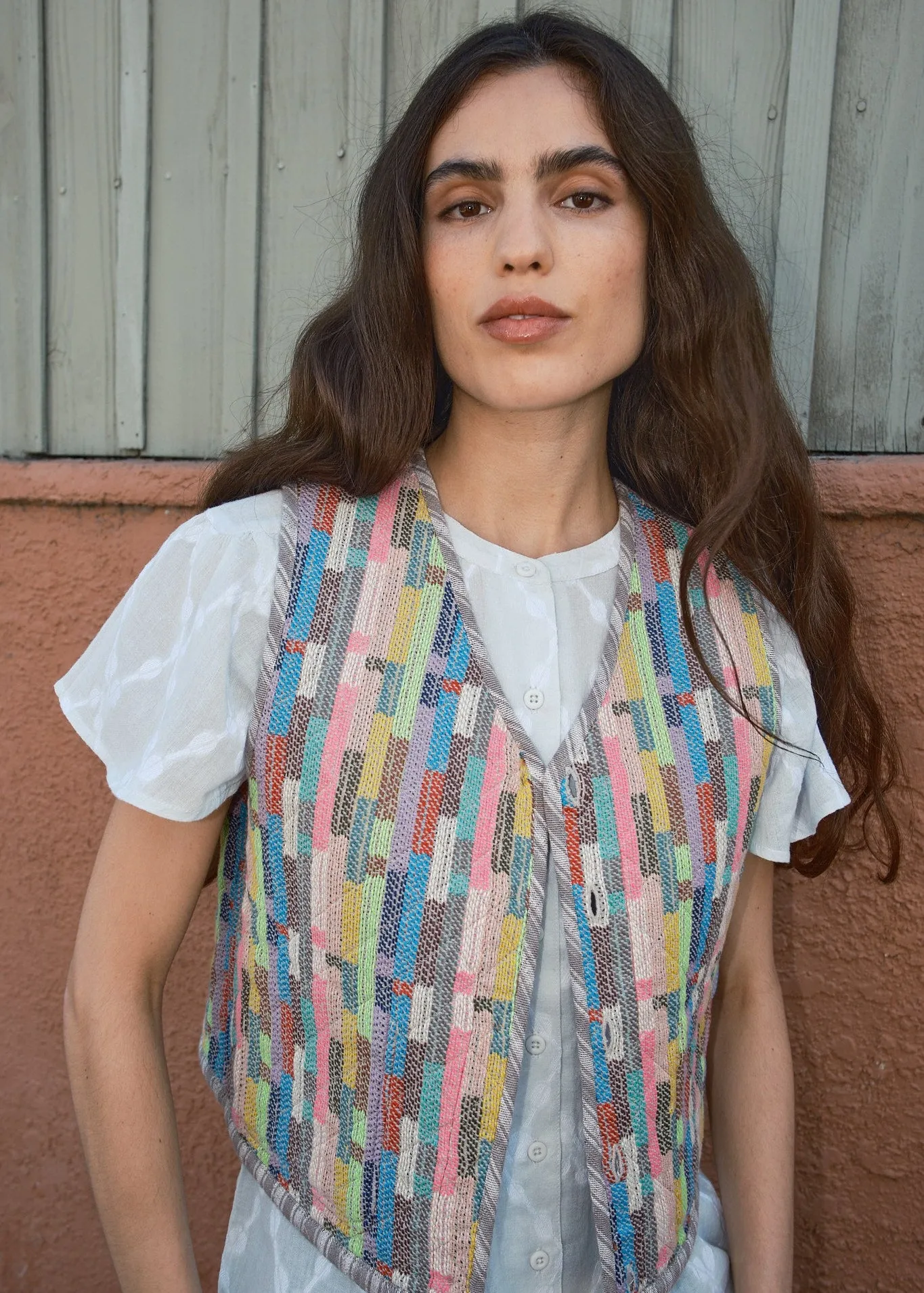 quilted vest | spring 26 | scribble sold by Ace & Jig product image thumbnail 5