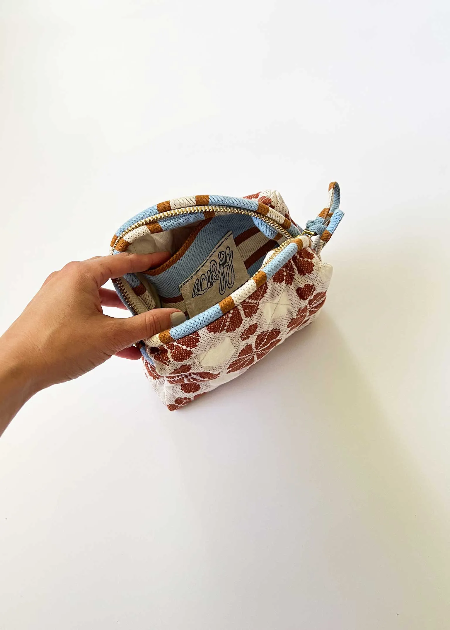 quilted small pouch | spring 26 | wildflower sold by Ace & Jig product image thumbnail 3
