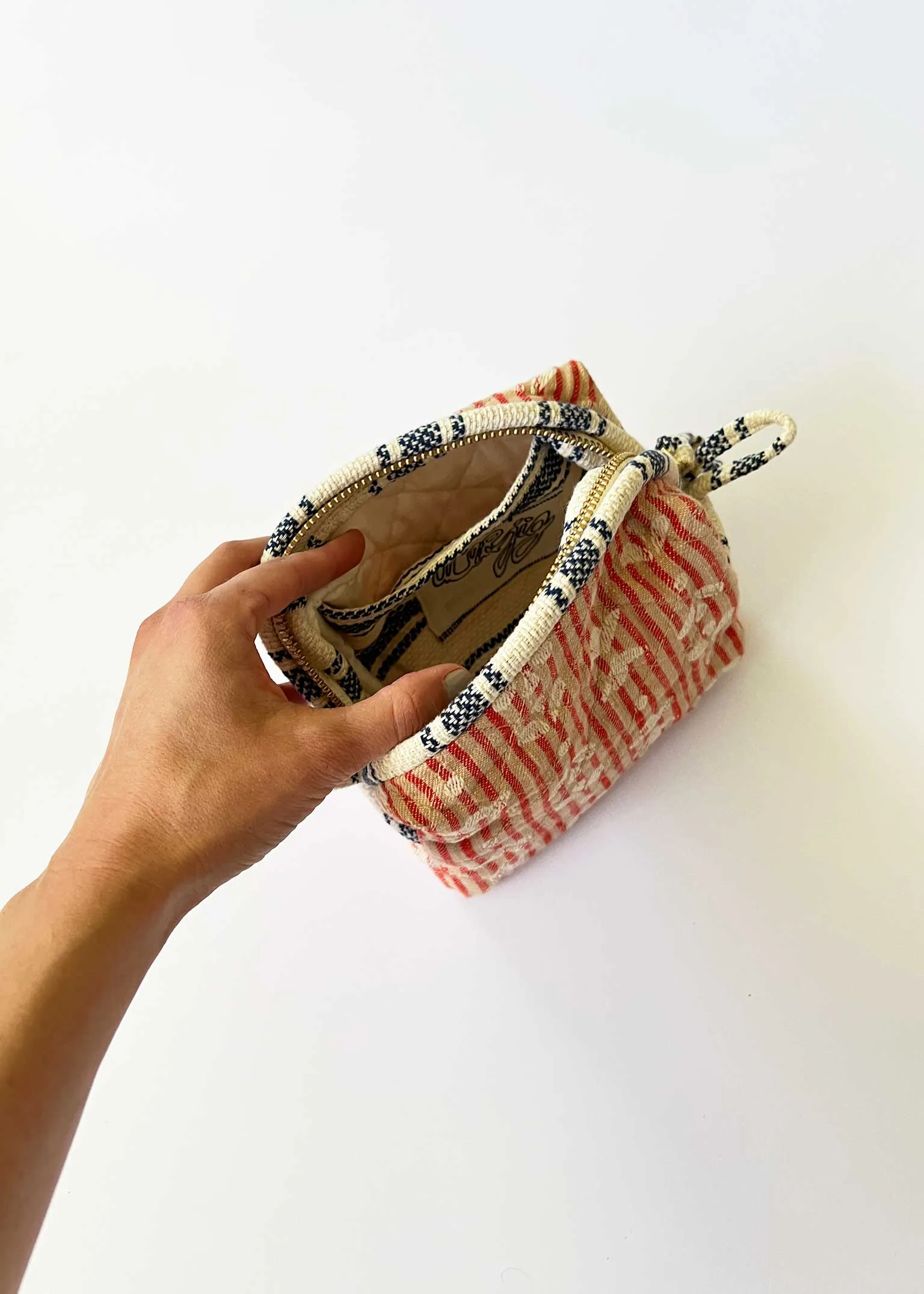 quilted small pouch | spring 26 | airmail sold by Ace & Jig product image thumbnail 3