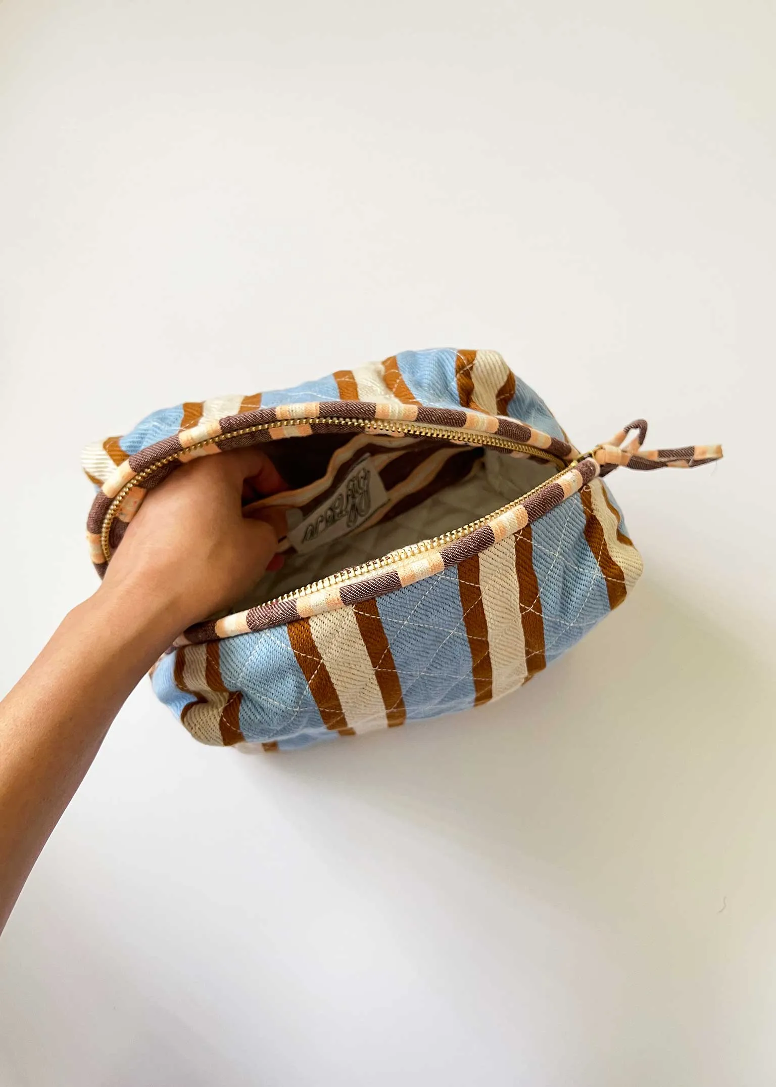 quilted large pouch | spring 26 | hydra sold by Ace & Jig product image thumbnail 3
