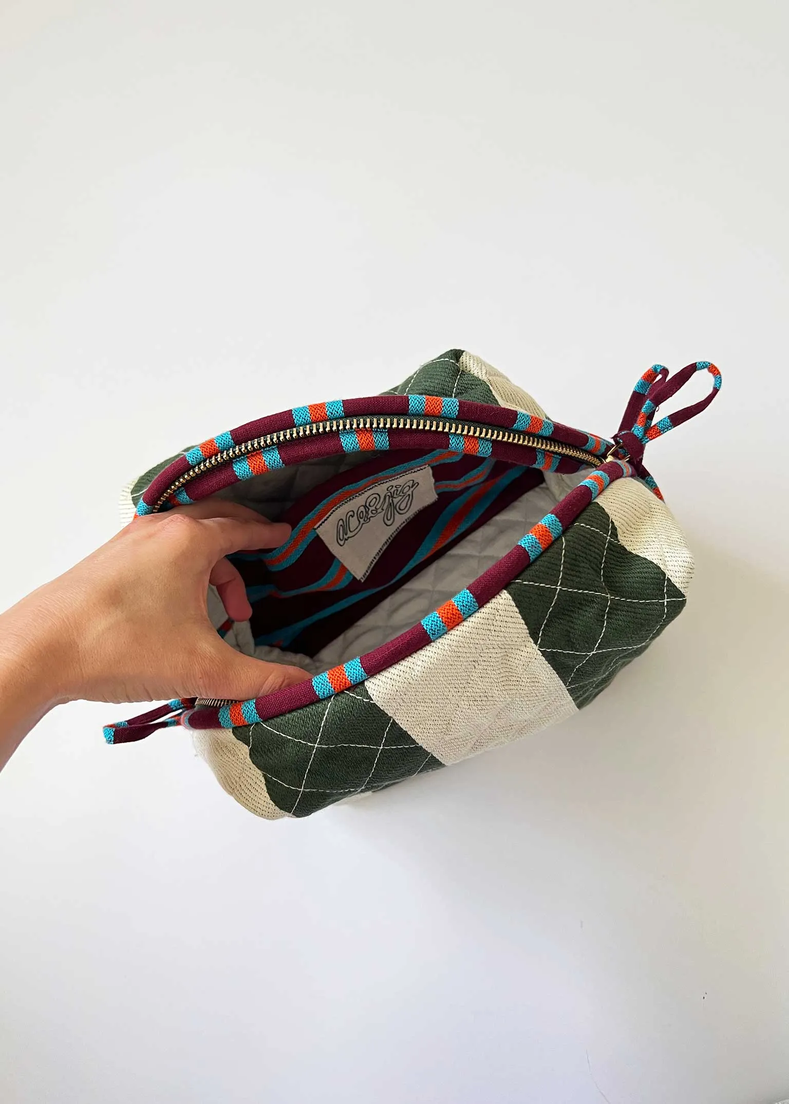 quilted large pouch | spring 26 | salon sold by Ace & Jig product image thumbnail 3