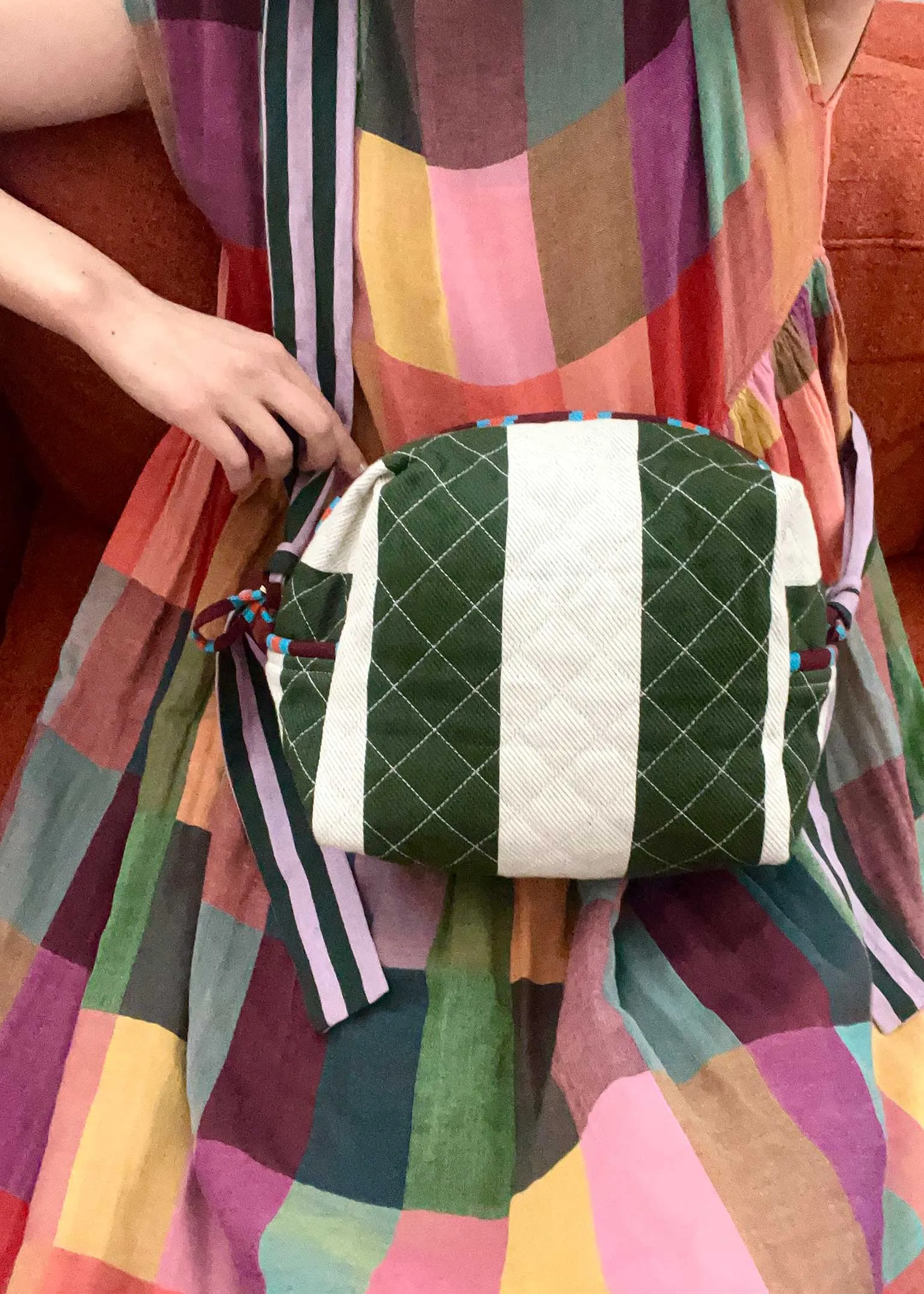quilted large pouch | spring 26 | salon sold by Ace & Jig product image thumbnail 4