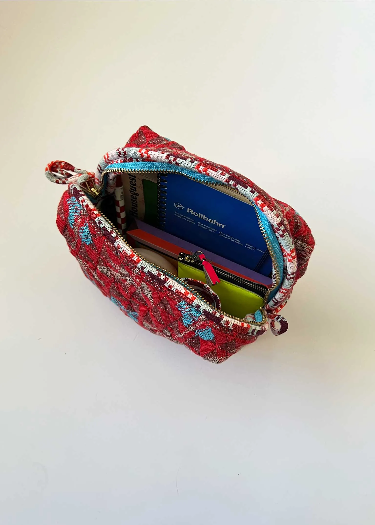 quilted large pouch | spring 26 | birdcage sold by Ace & Jig product image thumbnail 3