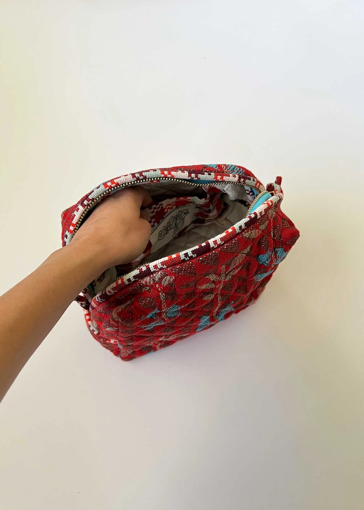 quilted large pouch | spring 26 | birdcage sold by Ace & Jig product image thumbnail 4