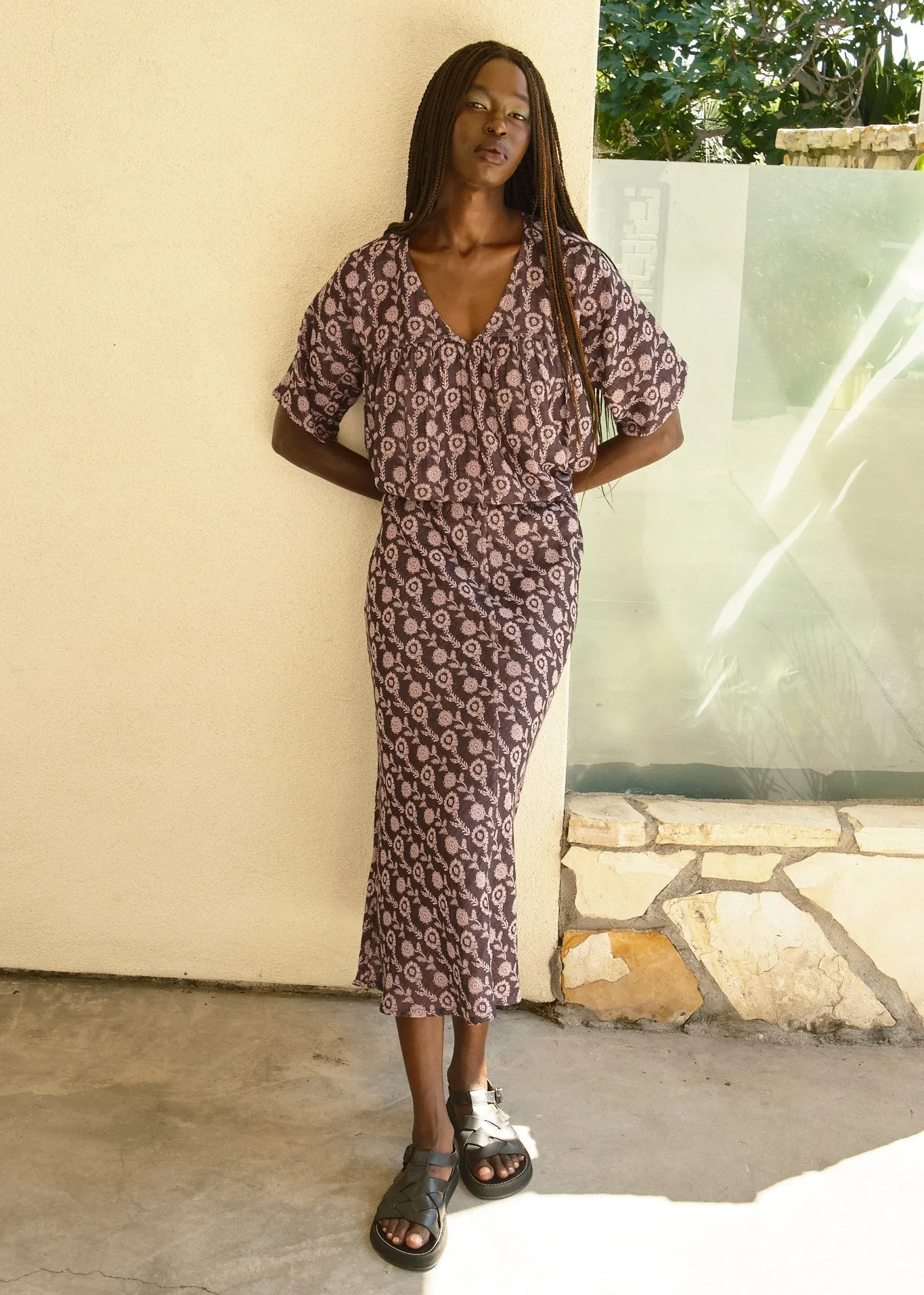 tess skirt | summer 26 | hydrangea sold by Ace & Jig product image thumbnail 2