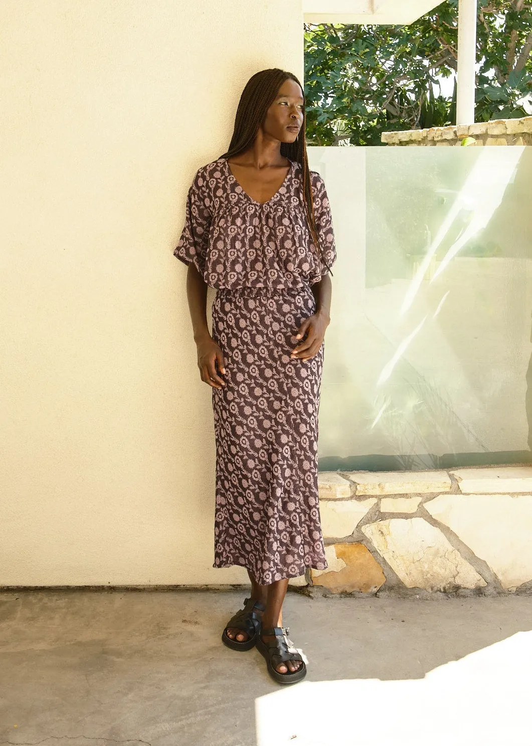 tess skirt | summer 26 | hydrangea sold by Ace & Jig product image thumbnail 3