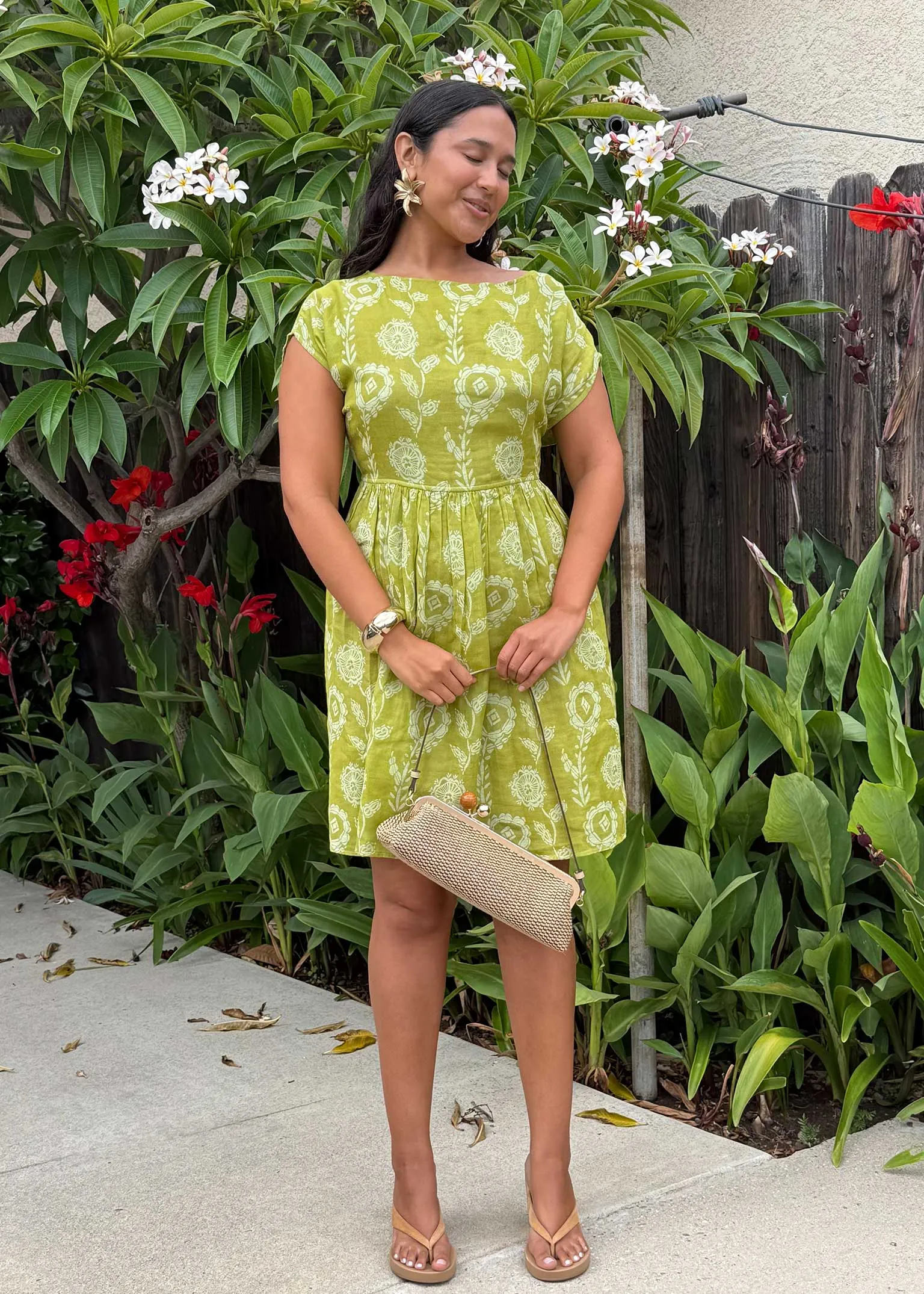 mini float dress | summer 26 | aloe sold by Ace & Jig product image thumbnail 5