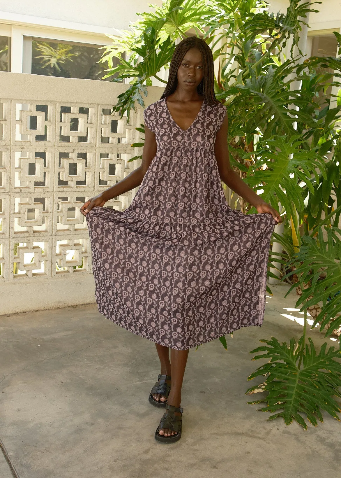 jules dress | summer 26 | hydrangea sold by Ace & Jig product image thumbnail 4
