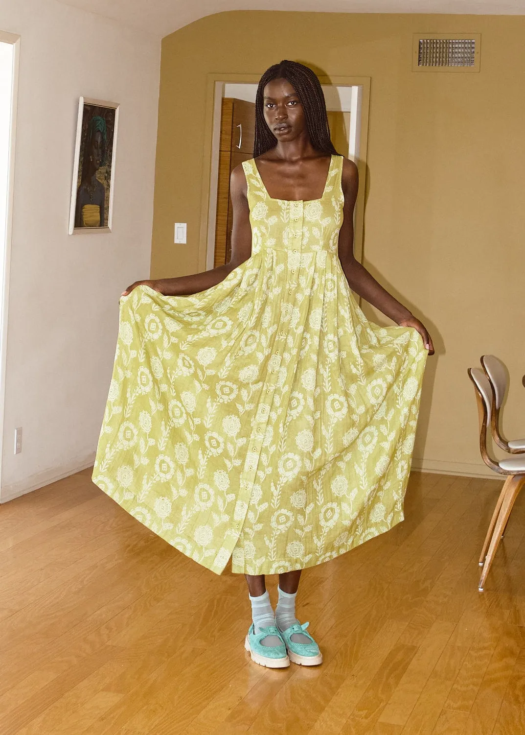 ginger dress | summer 26 | aloe sold by Ace & Jig