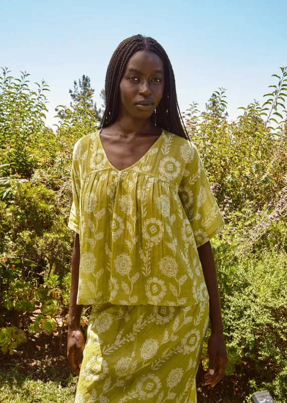maura top | summer 26 | aloe made by Ace & Jig