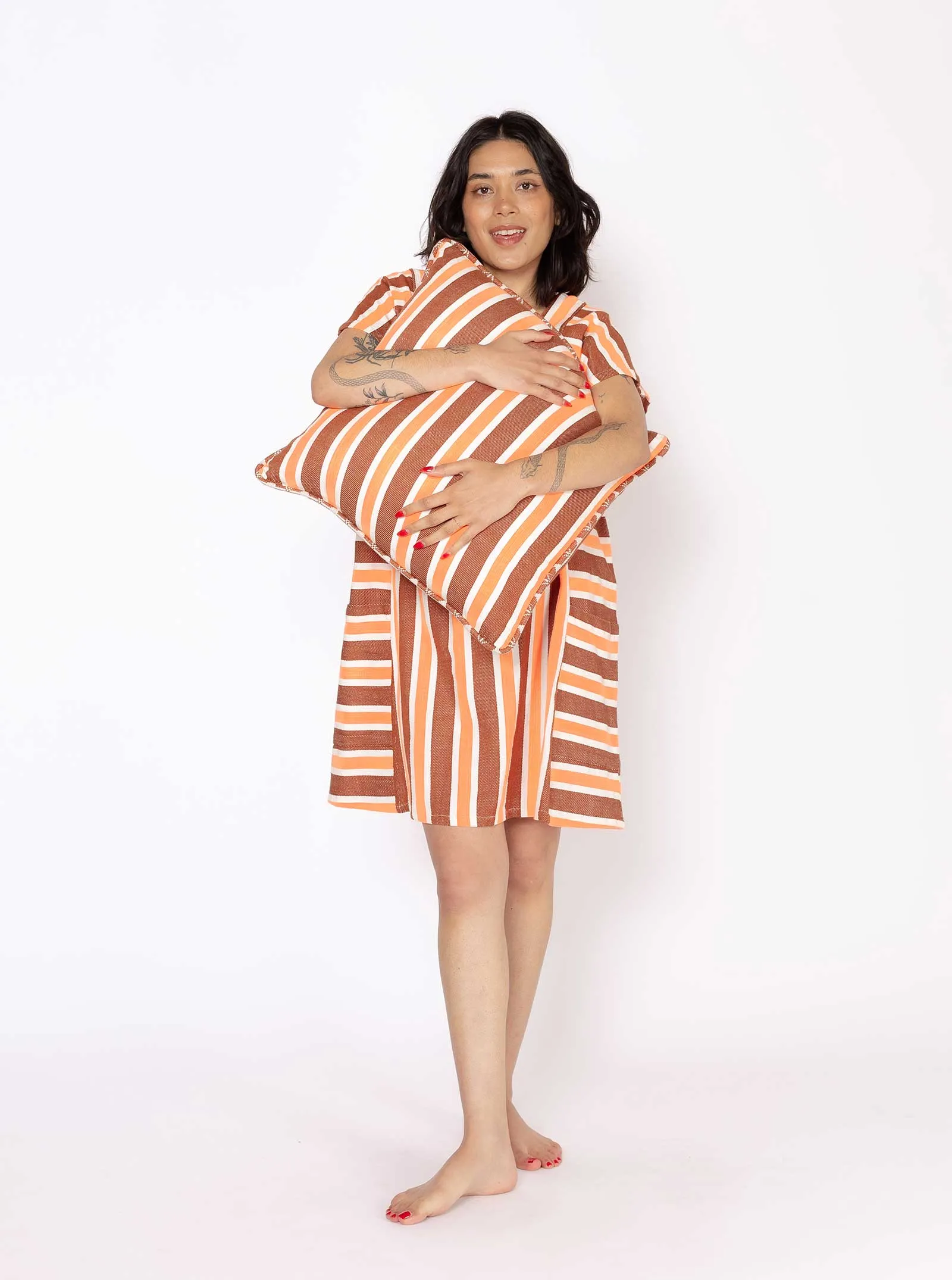 sample sale | hug piped pillow backstroke sold by Ace & Jig