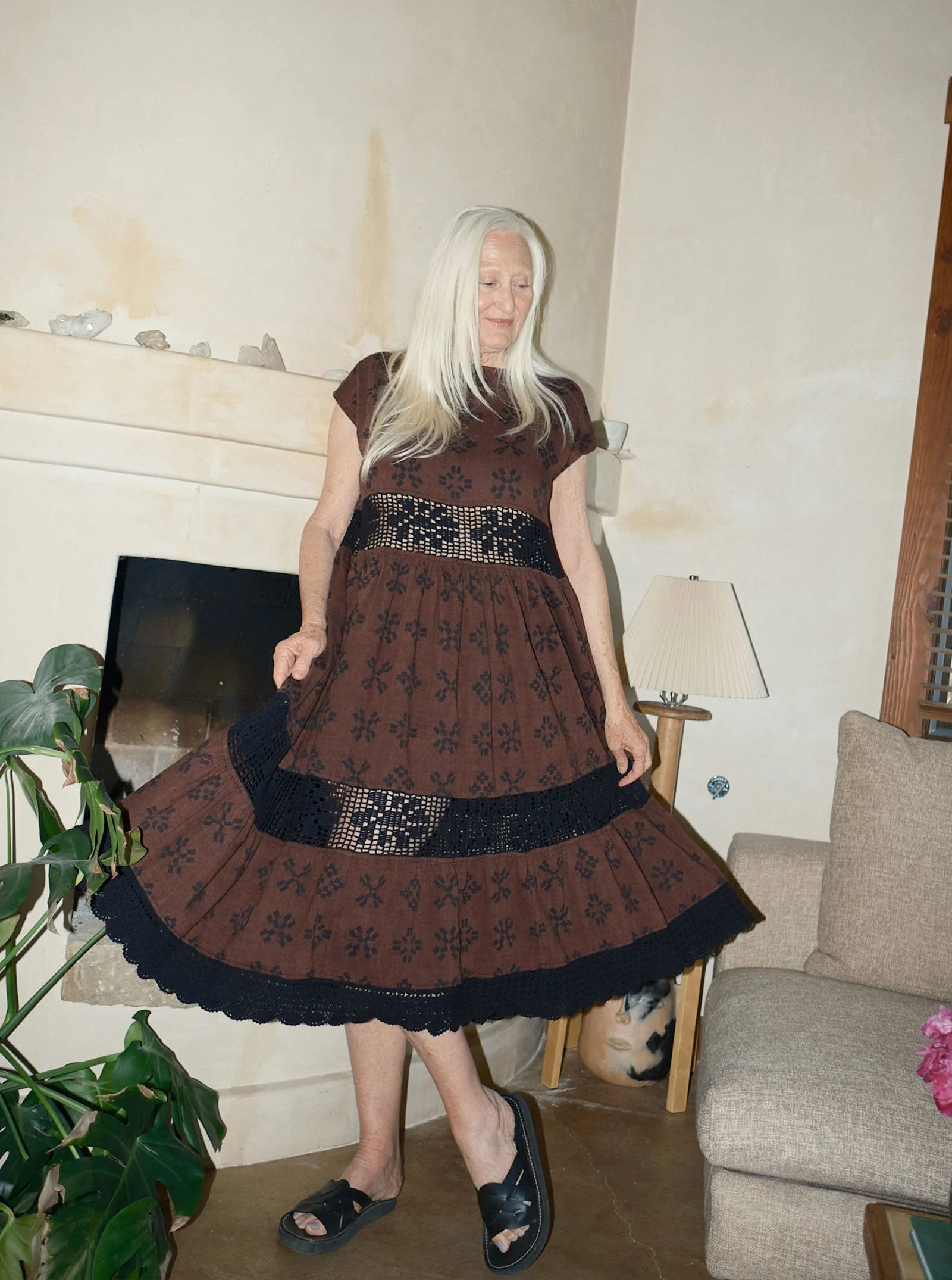 sample sale | crochet float dress ganache | XXS-1X sold by Ace & Jig