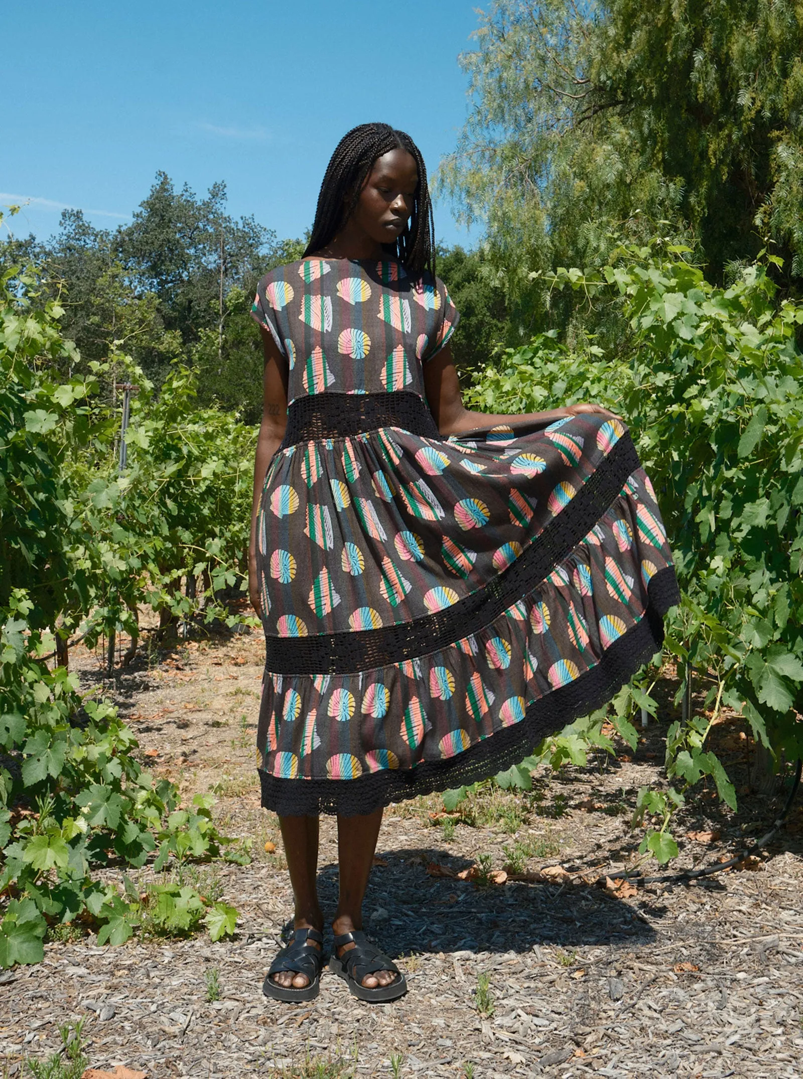 sample sale | crochet float dress beachcomber | S-4X sold by Ace & Jig