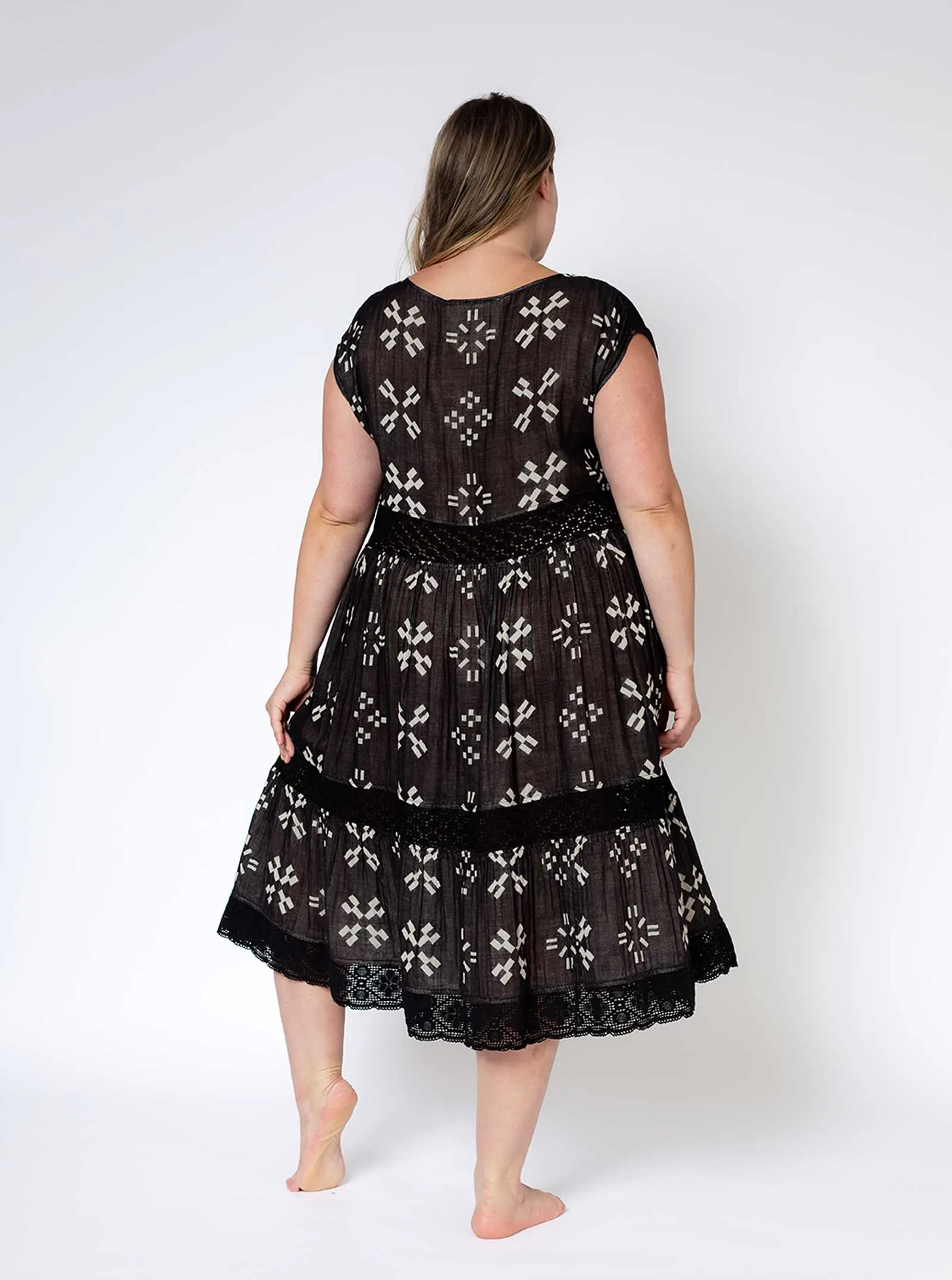 sample sale | crochet float dress cartwheel | XS-2X sold by Ace & Jig product image thumbnail 5