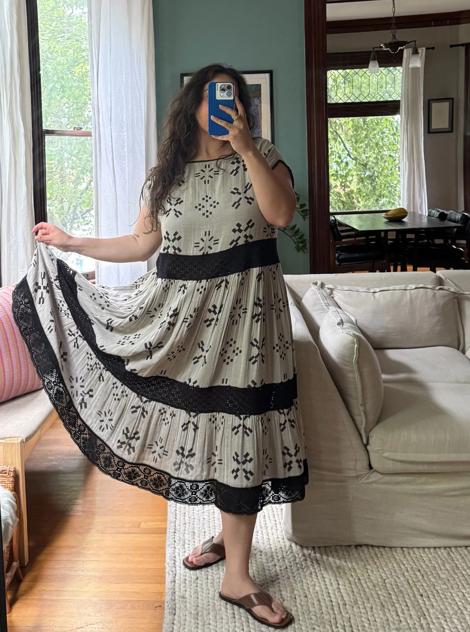 sample sale | crochet float dress cartwheel | XS-2X sold by Ace & Jig product image thumbnail 2