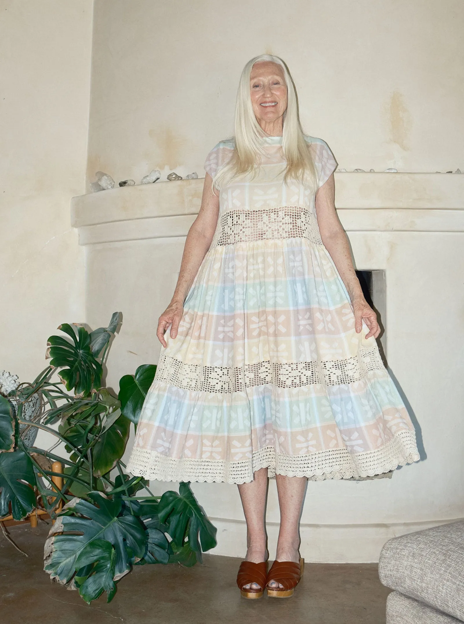 sample sale | crochet float dress meringue | XXS-2X sold by Ace & Jig