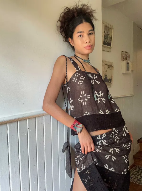 sample sale | crochet colette top cartwheel | S-4X made by Ace & Jig