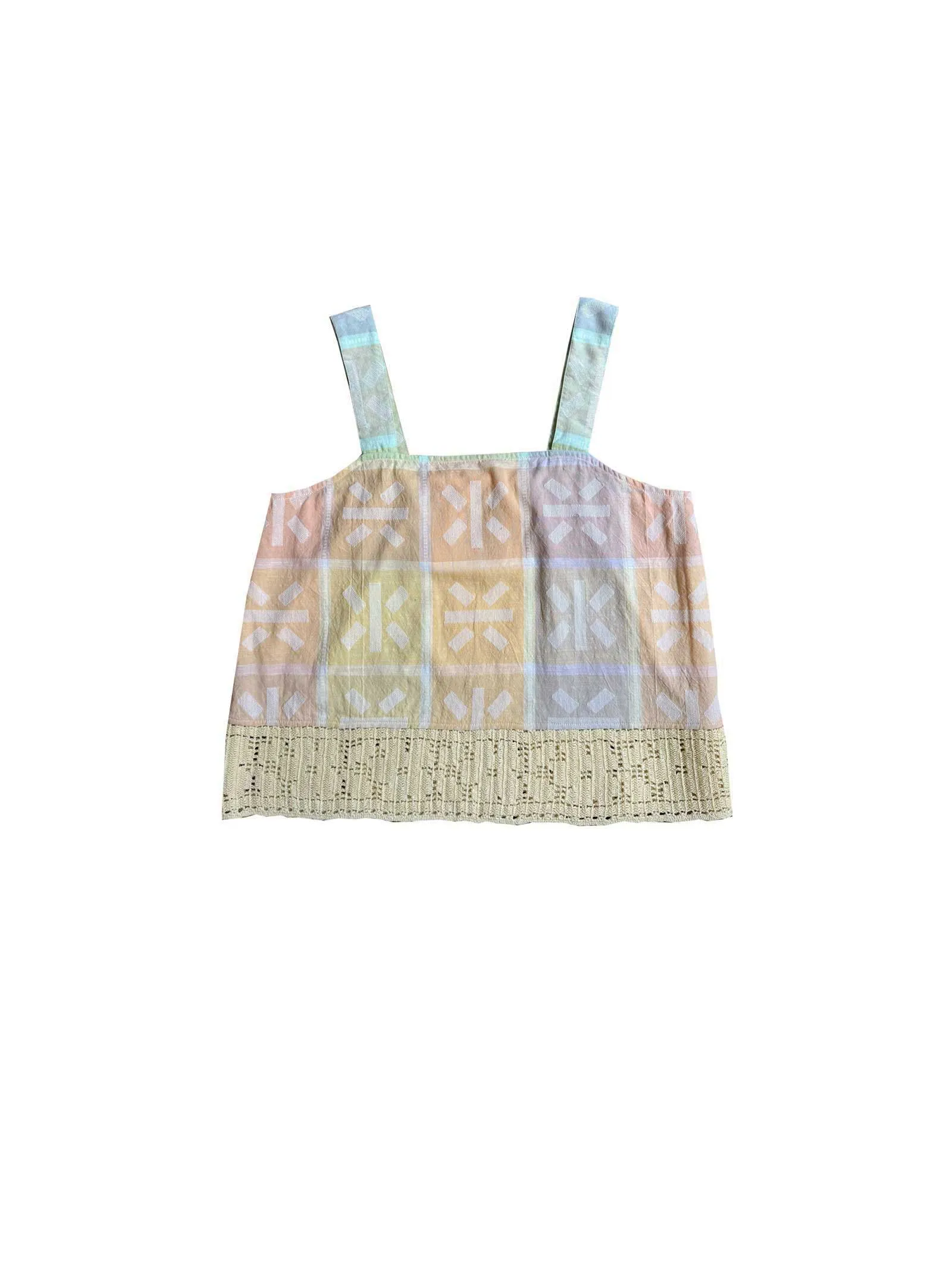 sample sale | crochet colette top meringue | XXS-3X sold by Ace & Jig product image thumbnail 4