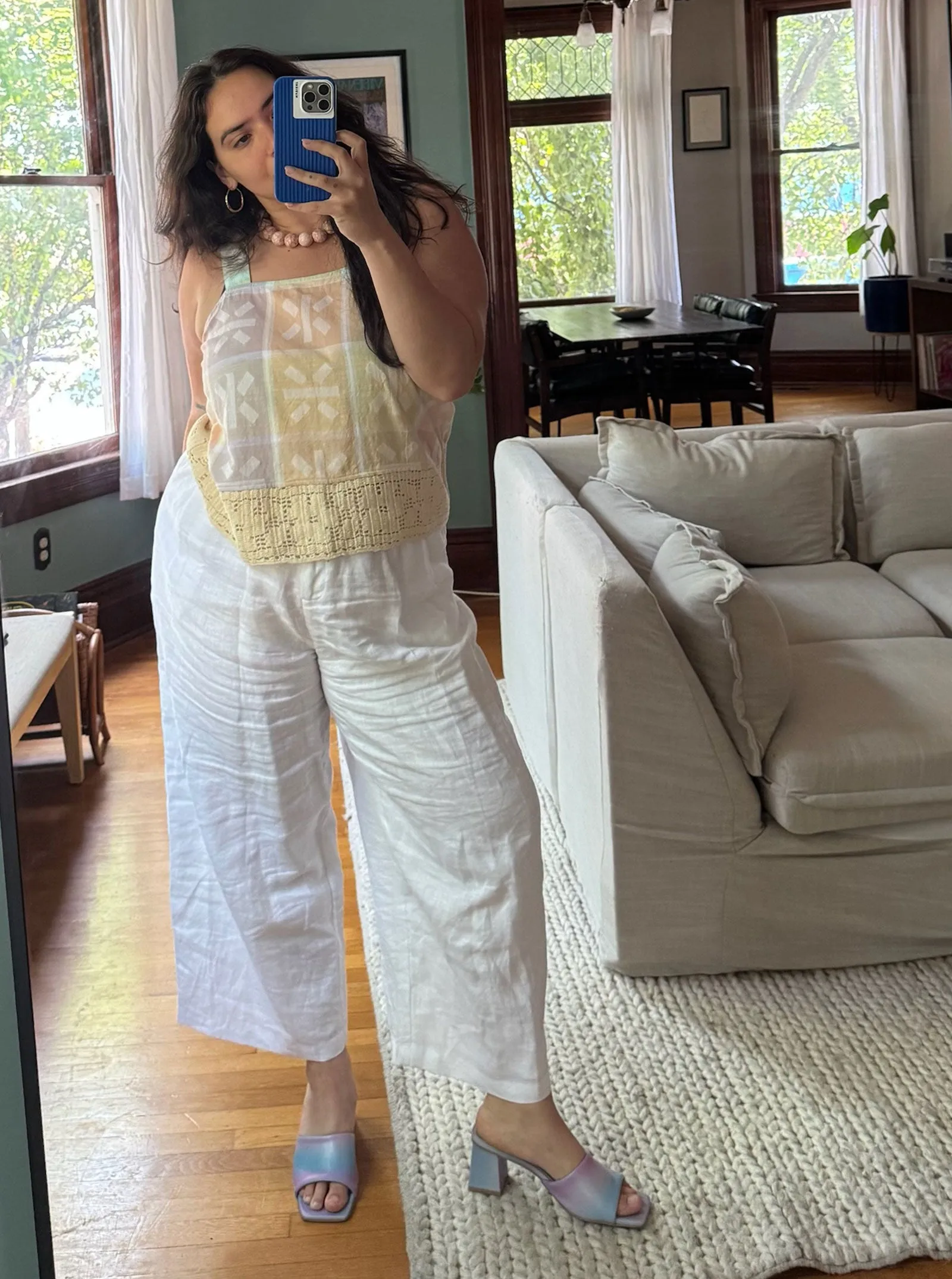 sample sale | crochet colette top meringue | XXS-3X sold by Ace & Jig product image thumbnail 2