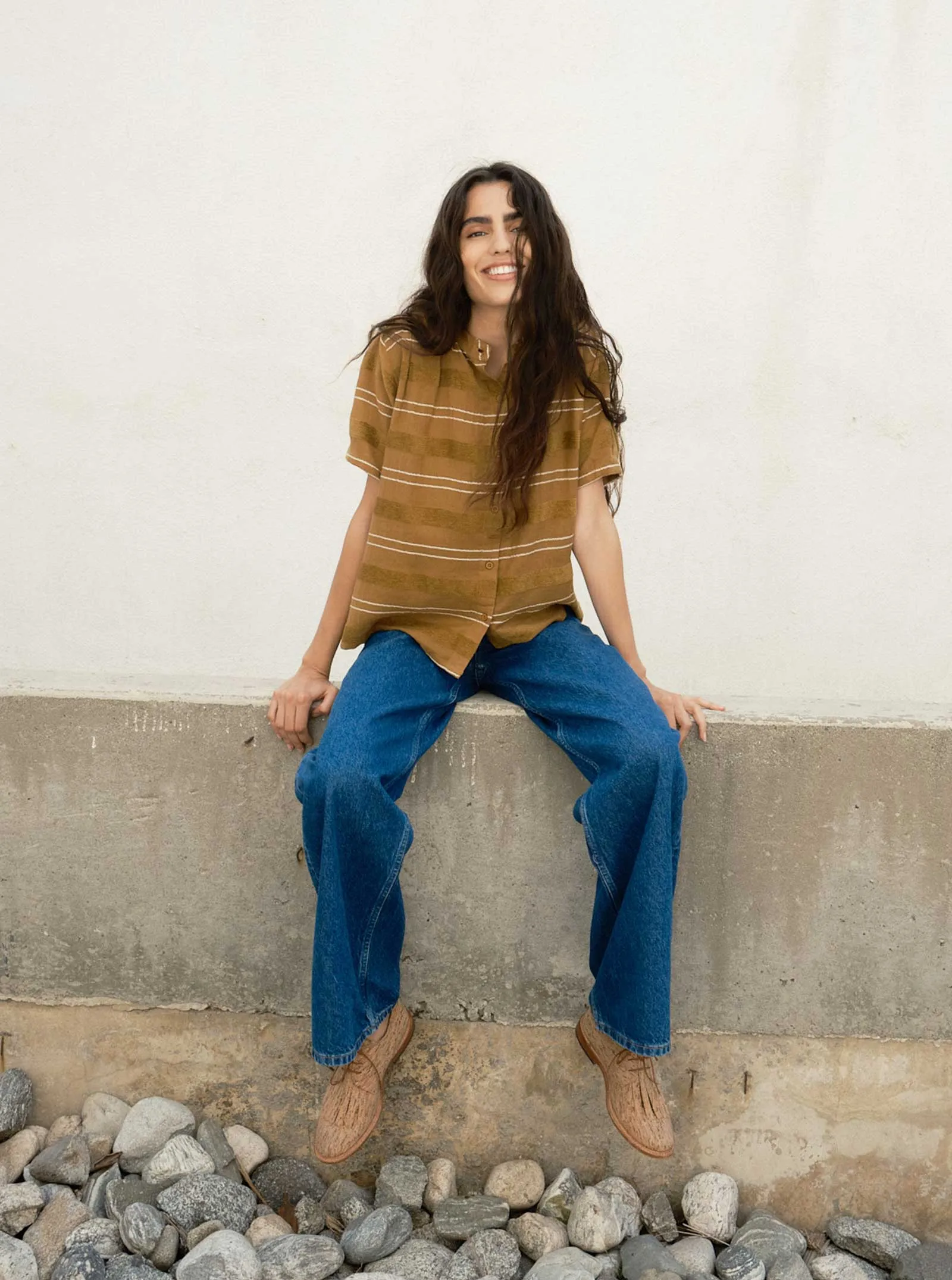 sample sale | gina blouse rattan | 4X sold by Ace & Jig product image thumbnail 2