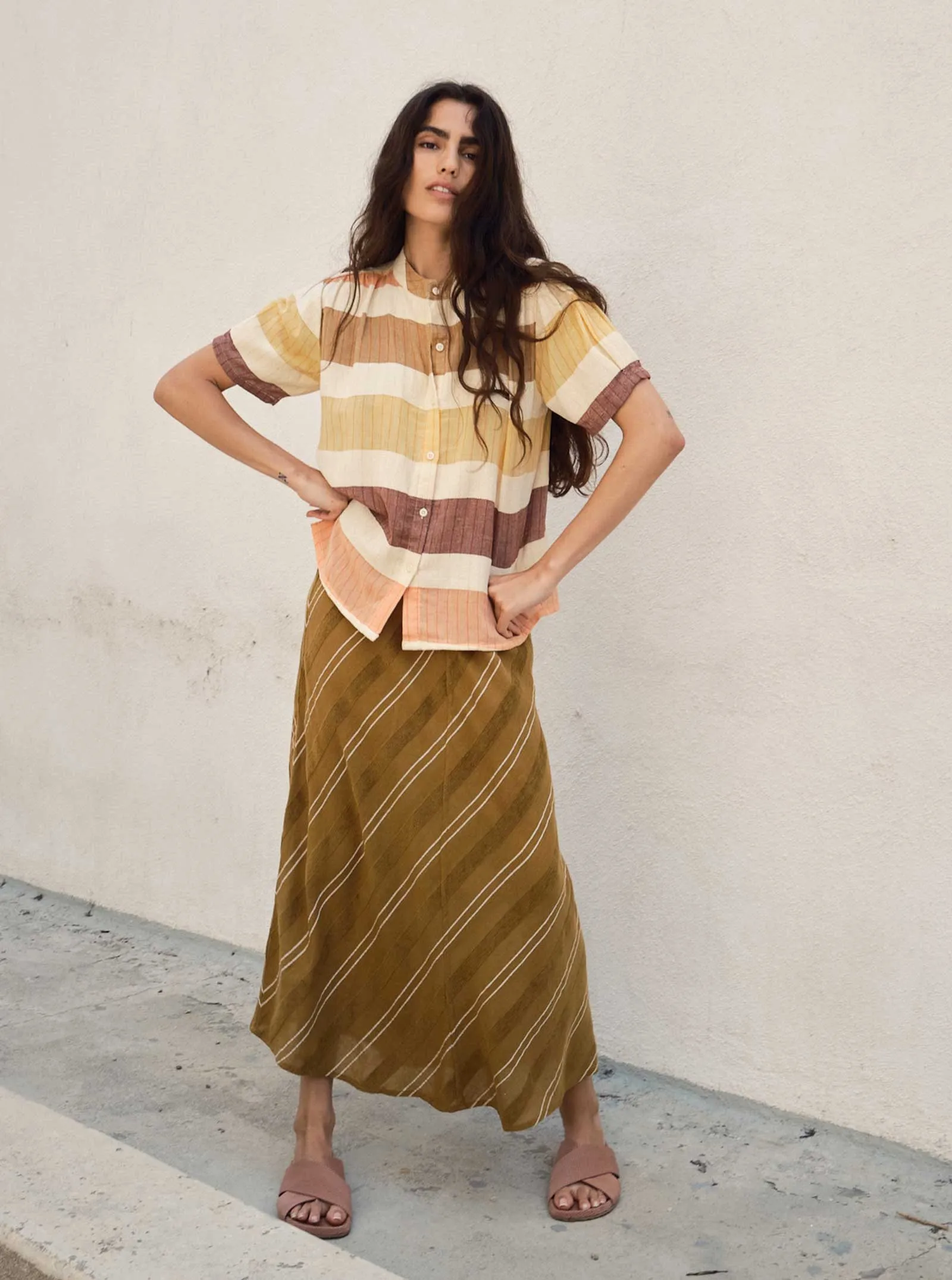 sample sale | gina blouse waikiki | 2X sold by Ace & Jig product image thumbnail 2