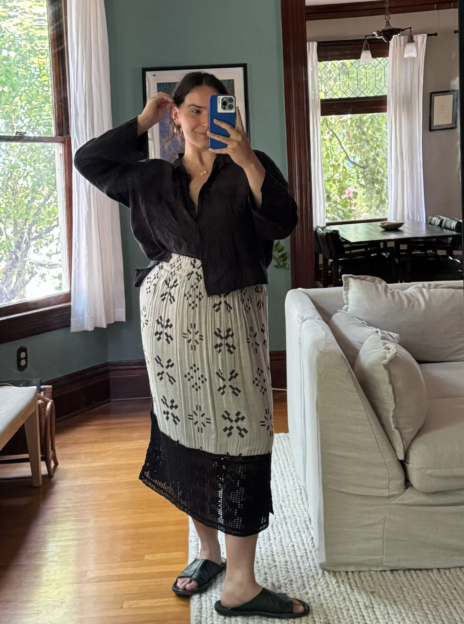 sample sale | crochet ramona skirt cartwheel | L sold by Ace & Jig product image thumbnail 4