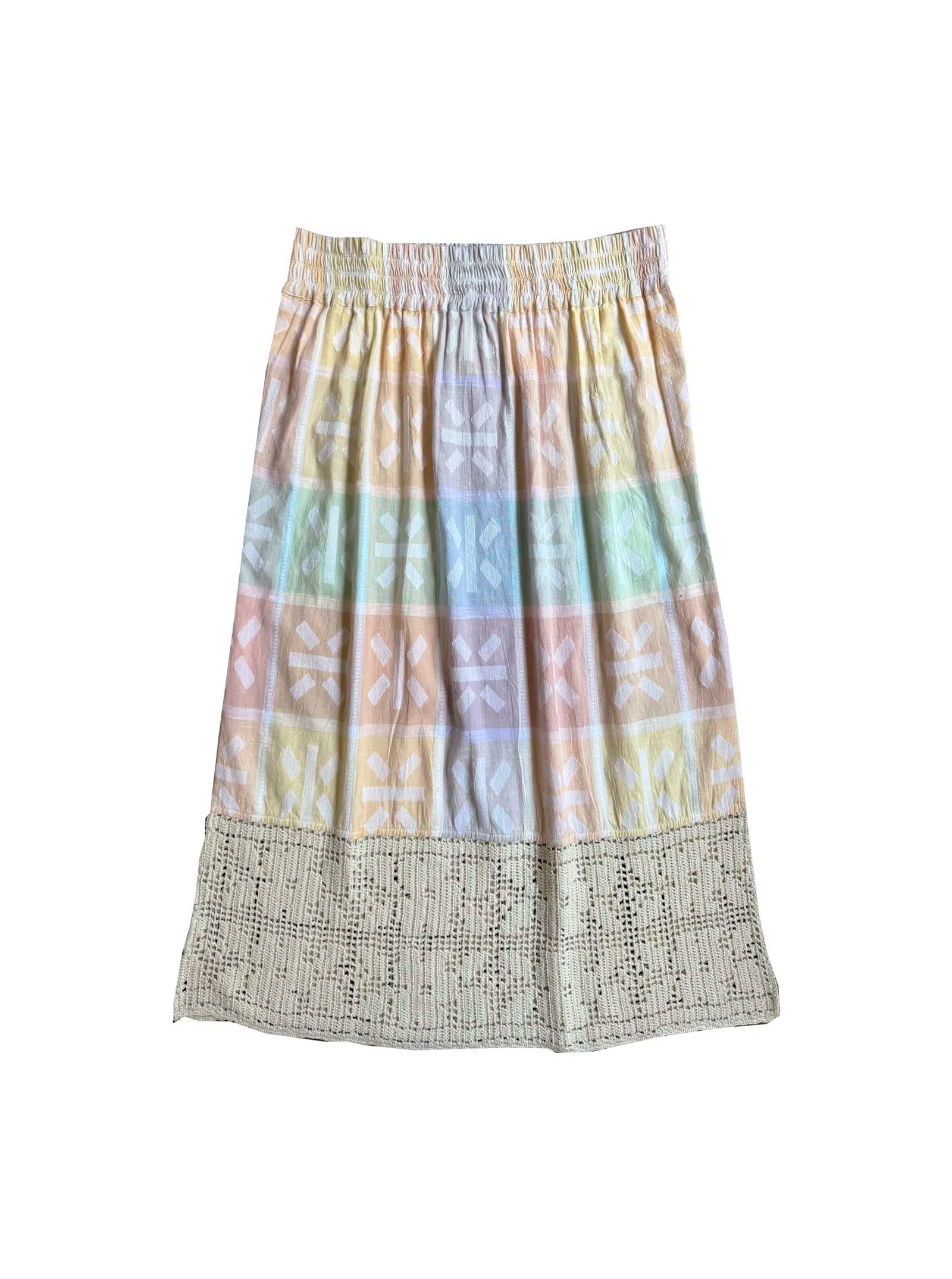sample sale | crochet ramona skirt meringue | S-3X sold by Ace & Jig product image thumbnail 2