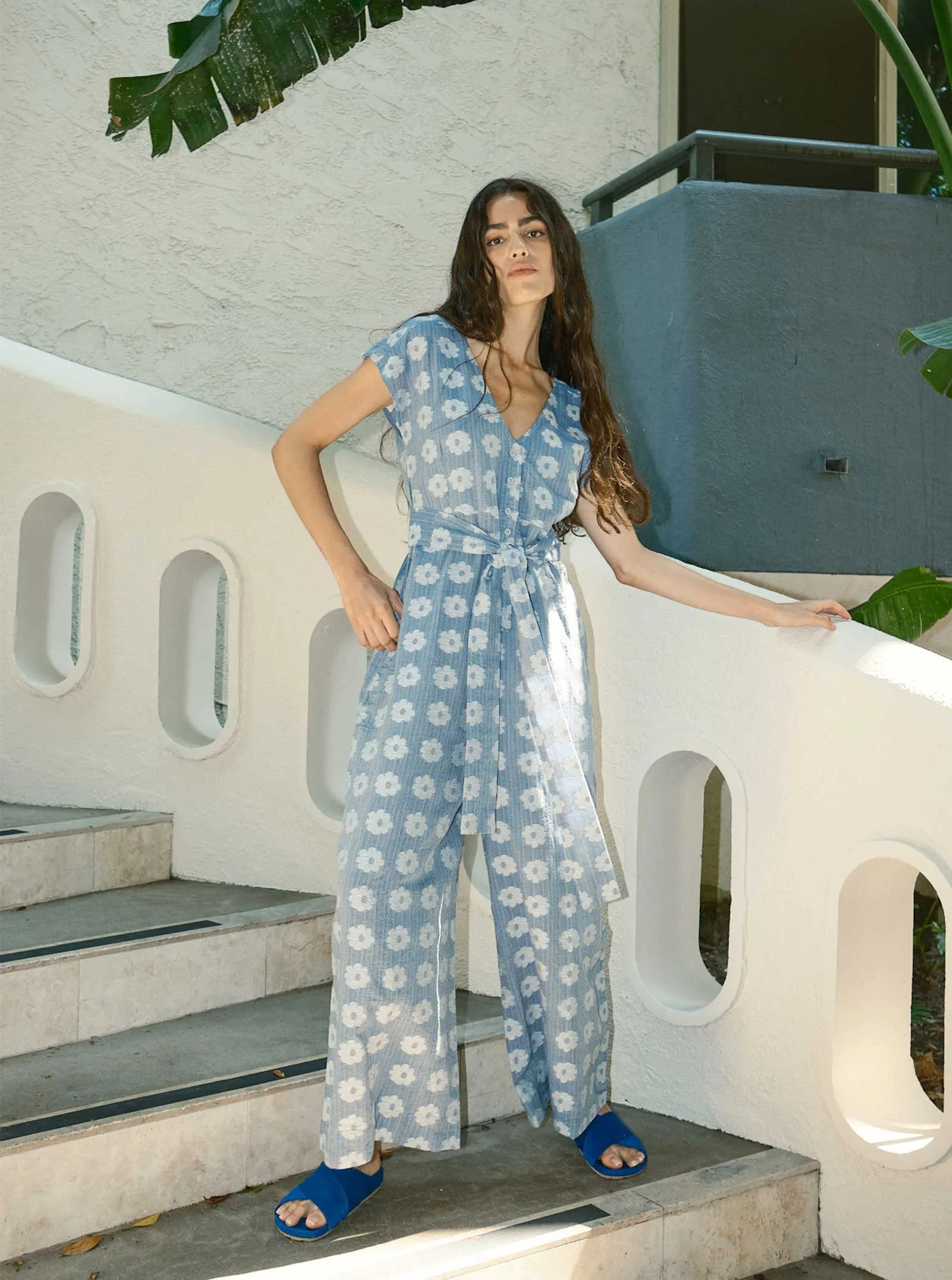 sample sale | curran jumpsuit sunprint | 4X sold by Ace & Jig product image thumbnail 2