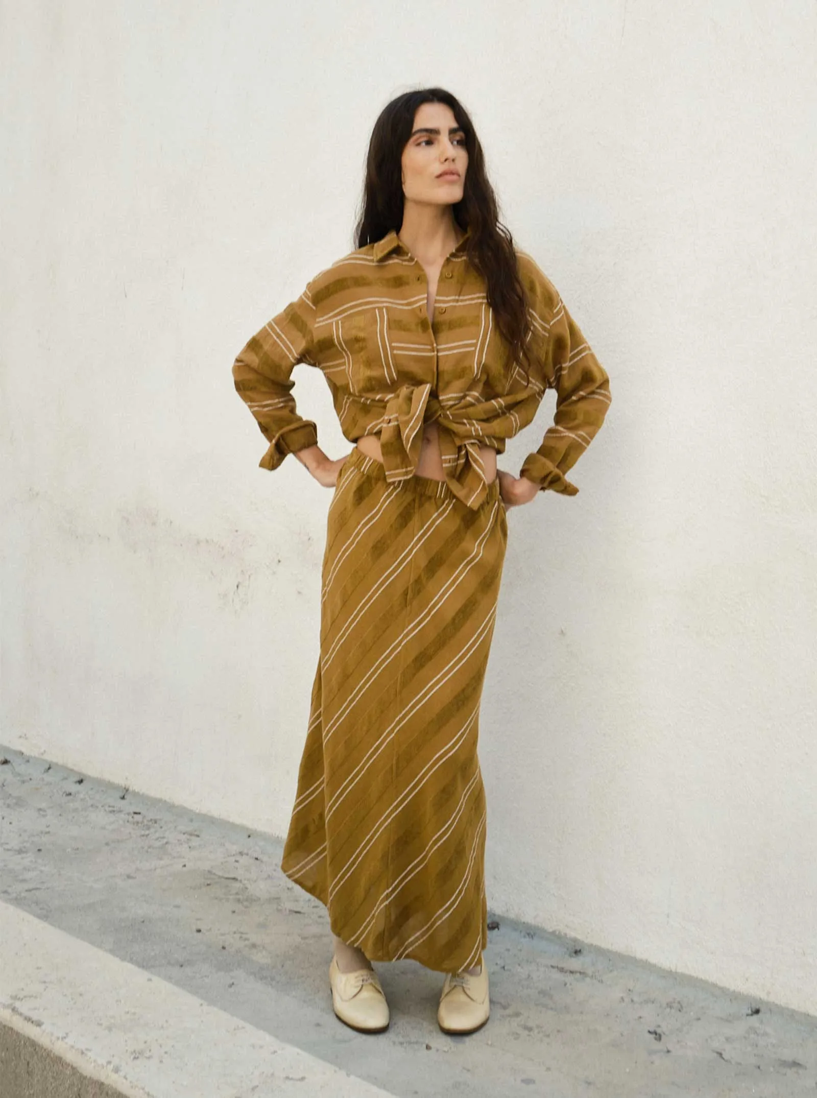 sample sale | tess skirt rattan | XL & 1X sold by Ace & Jig product image thumbnail 4