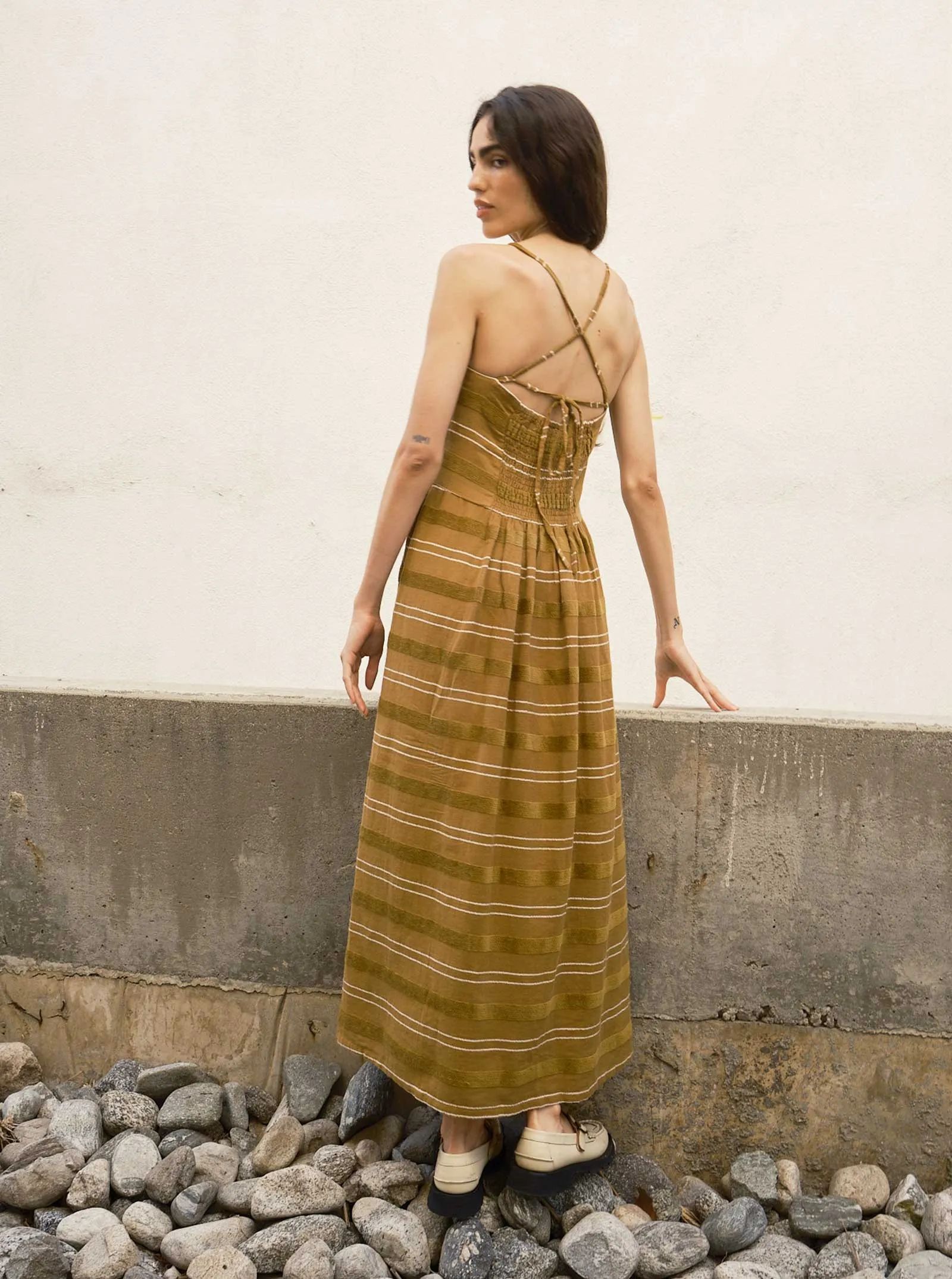 sample sale | kennedy dress rattan | XXS-3X sold by Ace & Jig product image thumbnail 3
