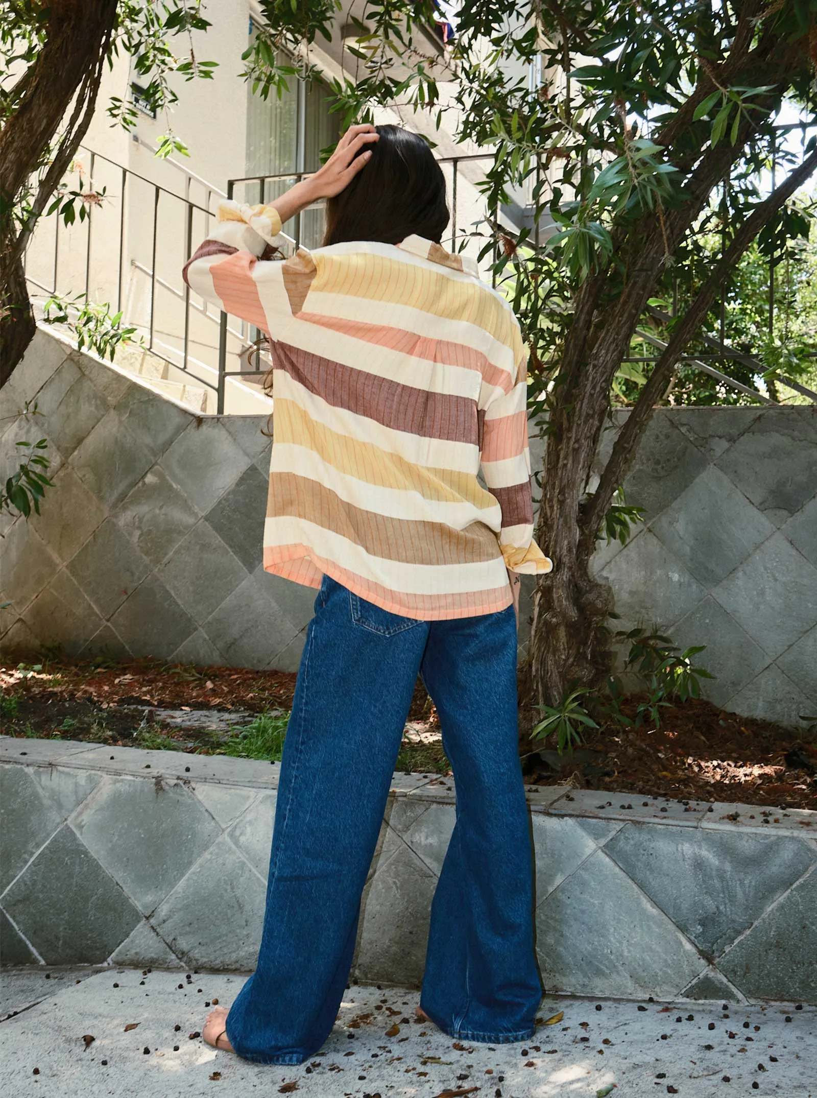sample sale | alma shirt waikiki | XXS sold by Ace & Jig product image thumbnail 4