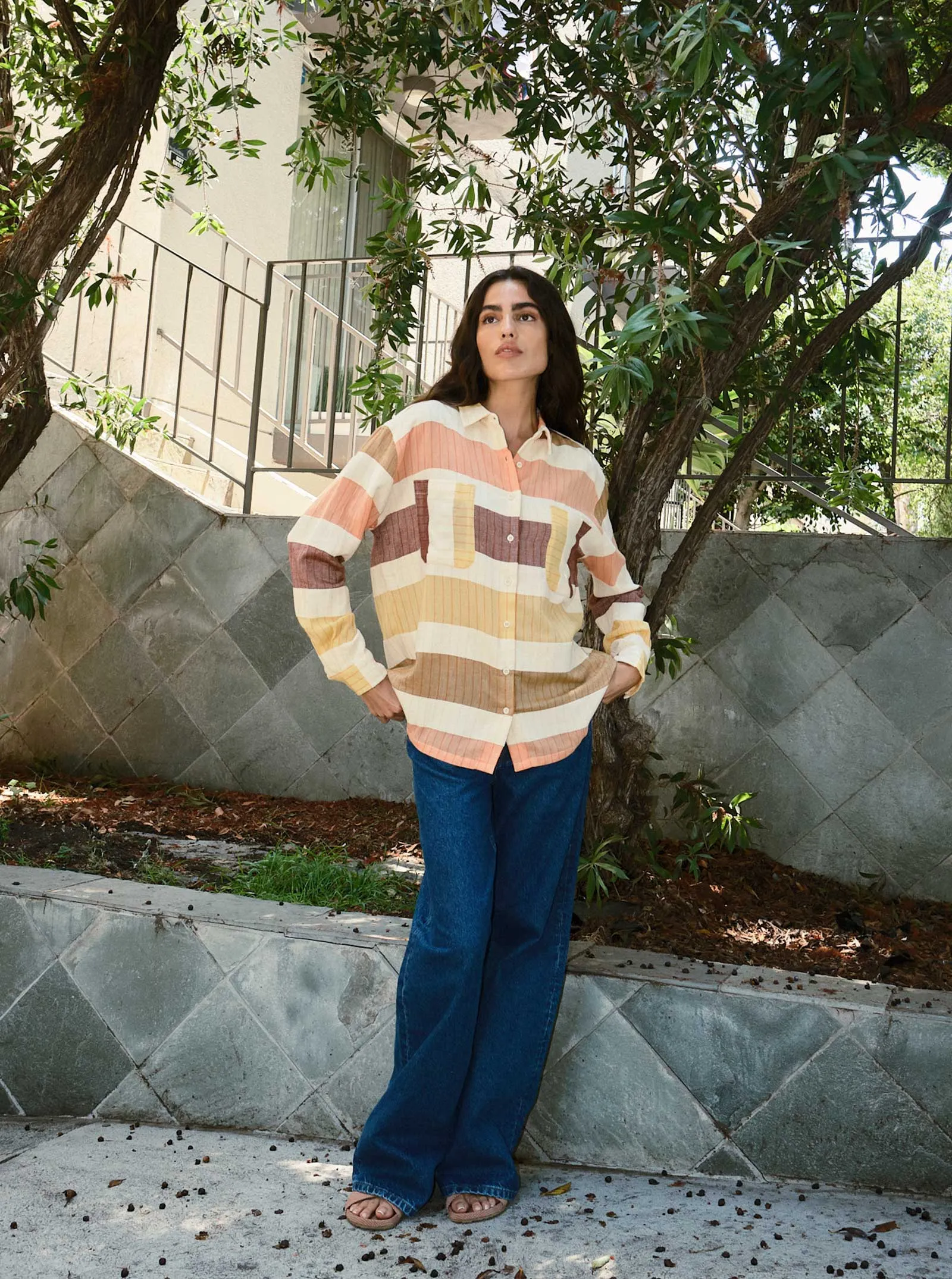 sample sale | alma shirt waikiki | XXS sold by Ace & Jig product image thumbnail 2