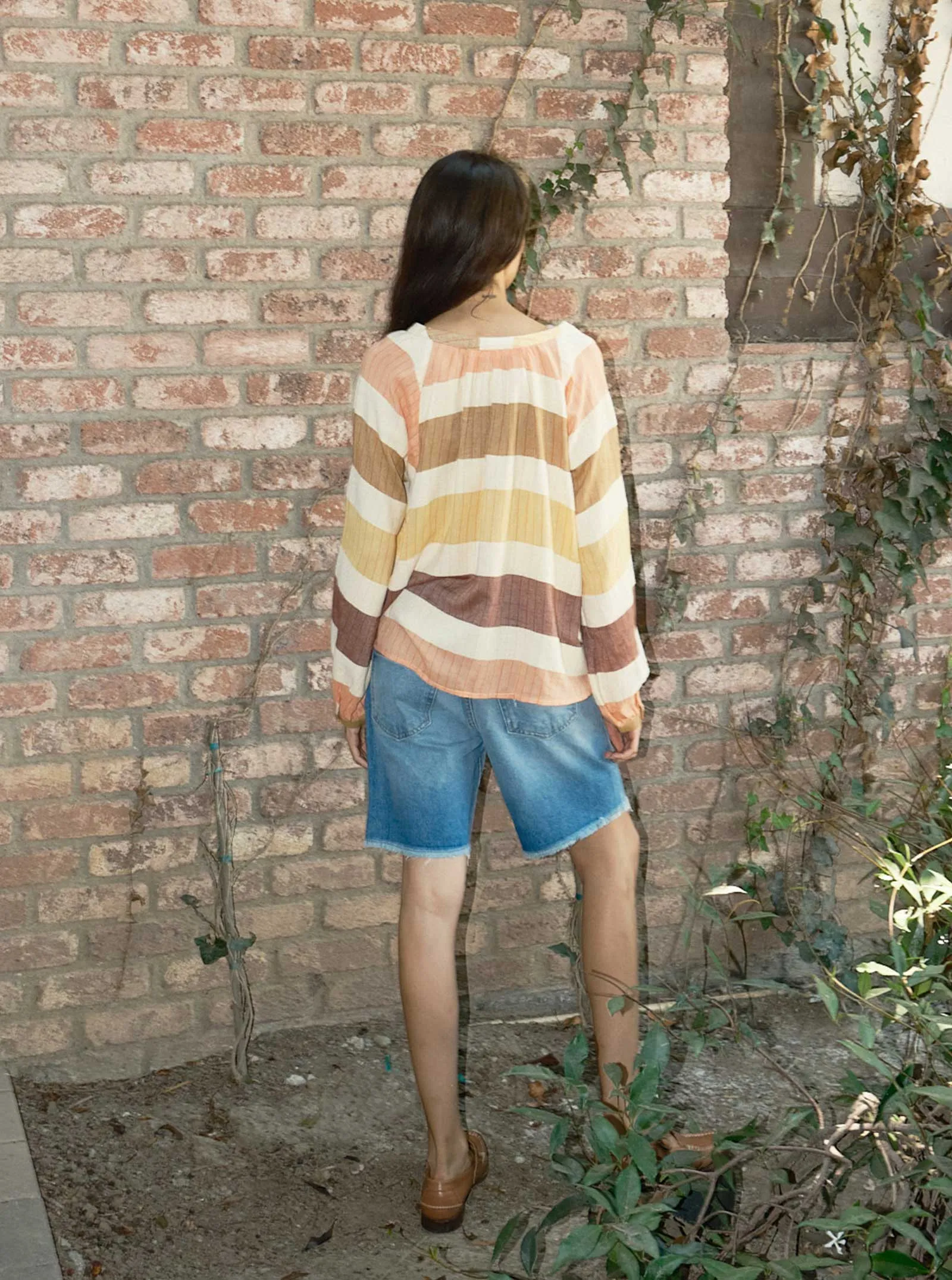 sample sale | daryl blouse waikiki | XS-XL sold by Ace & Jig product image thumbnail 4