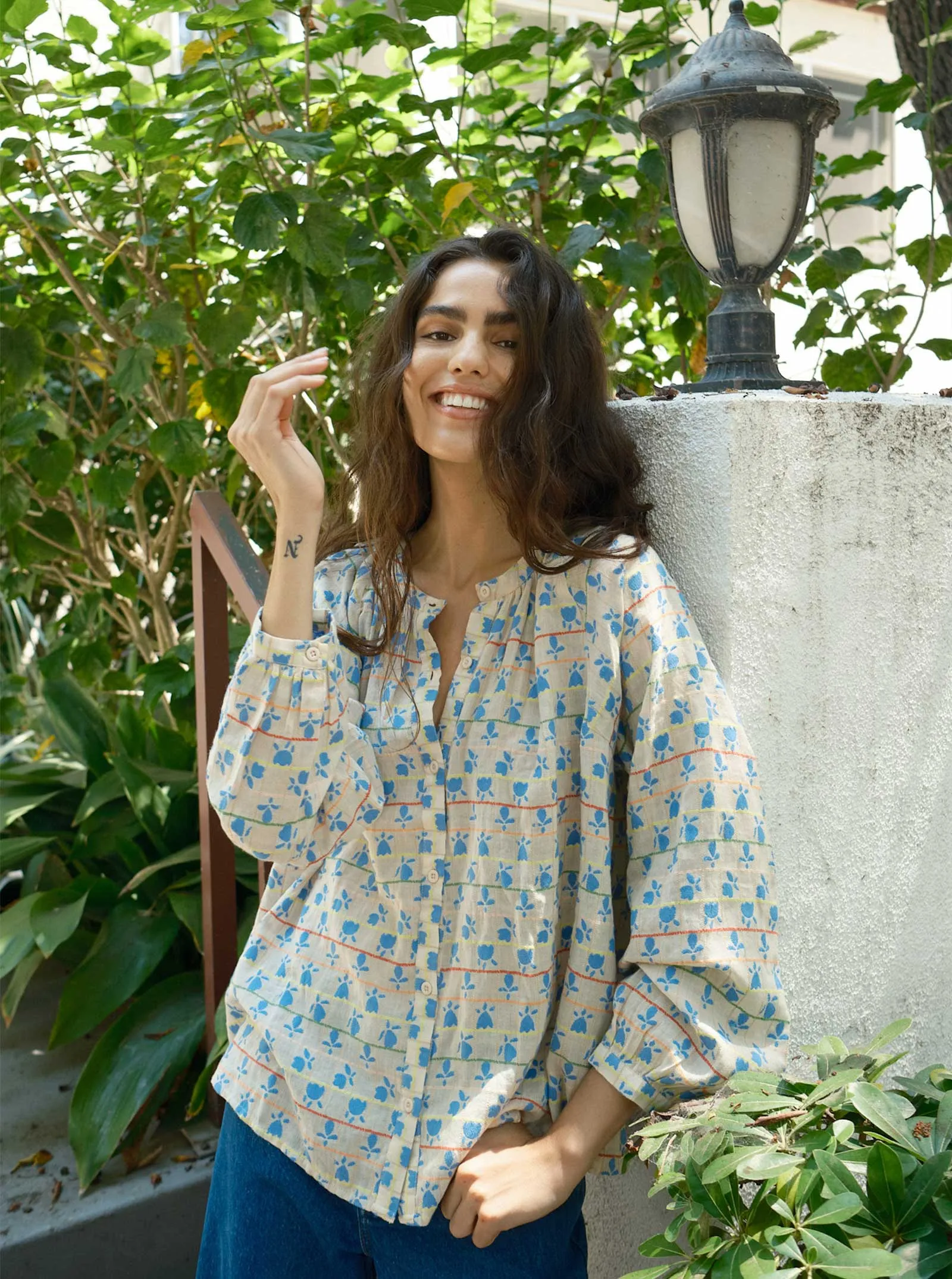 sample sale | daryl blouse prairie | 4X sold by Ace & Jig