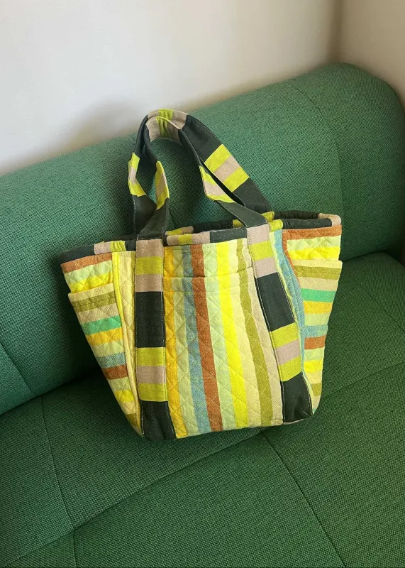 jumbo quilted tote | home | wave made by Ace & Jig